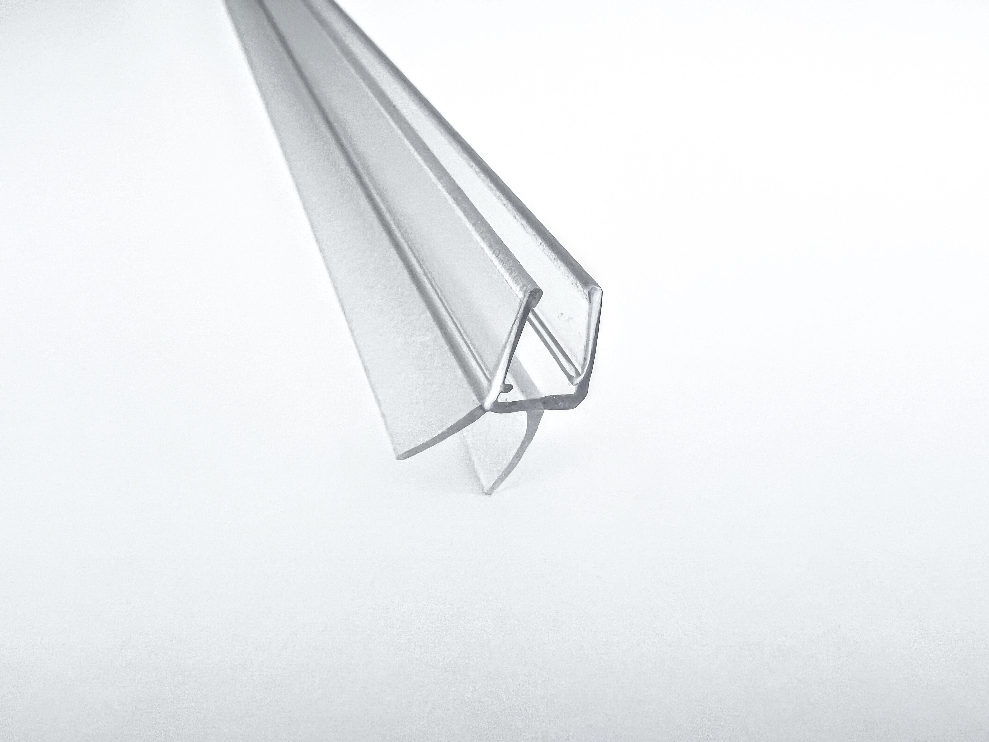 Kristhal Dusch- & Baddesign Duschdichtung Schleiflippendichtung unten 5102 – Abtropfleiste, Spaltmaß 11–14 mm, L: 75 cm
