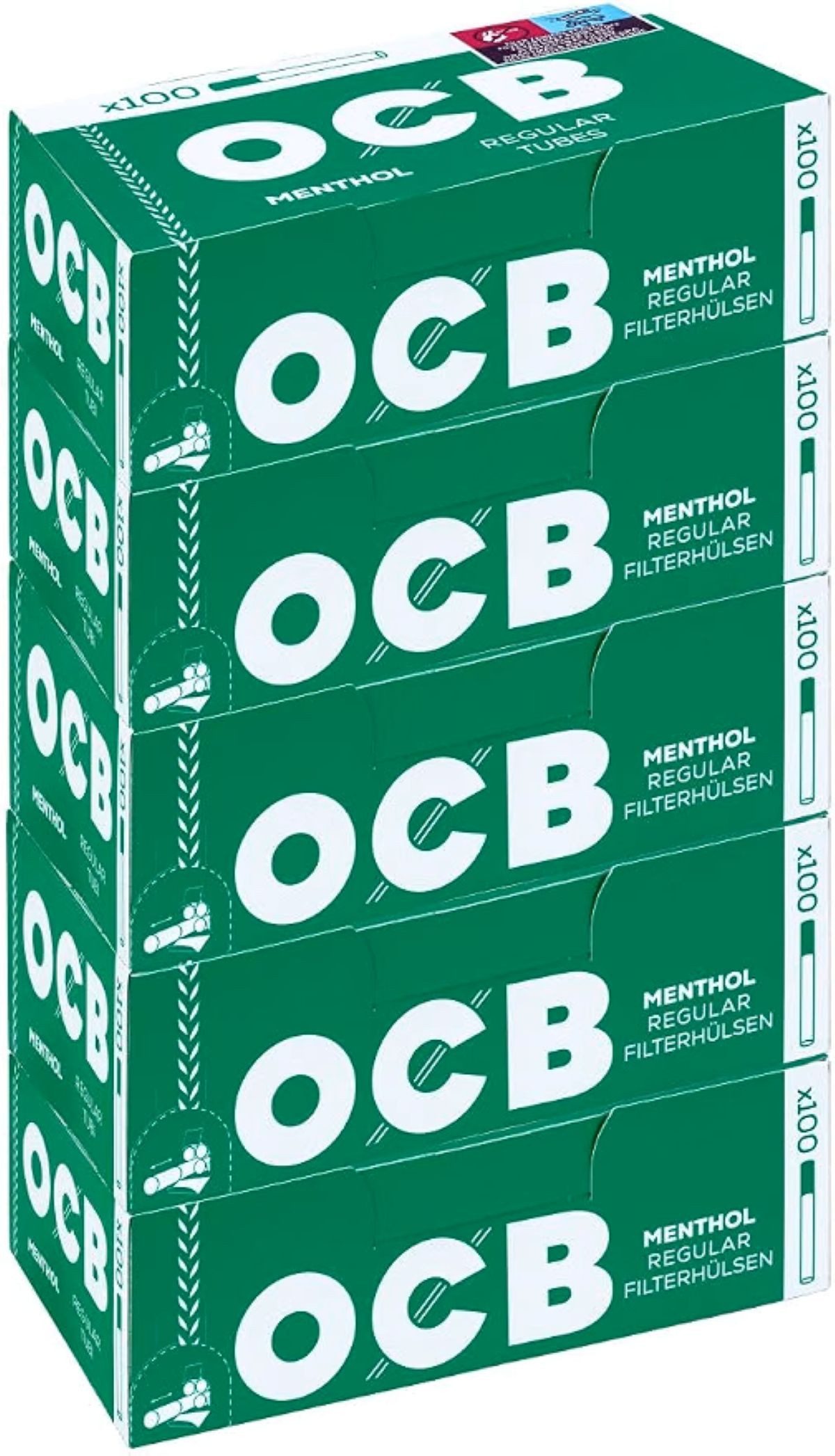 OCB Filter-Set Menthol Zigaretten Filterhülsen 500 Stück