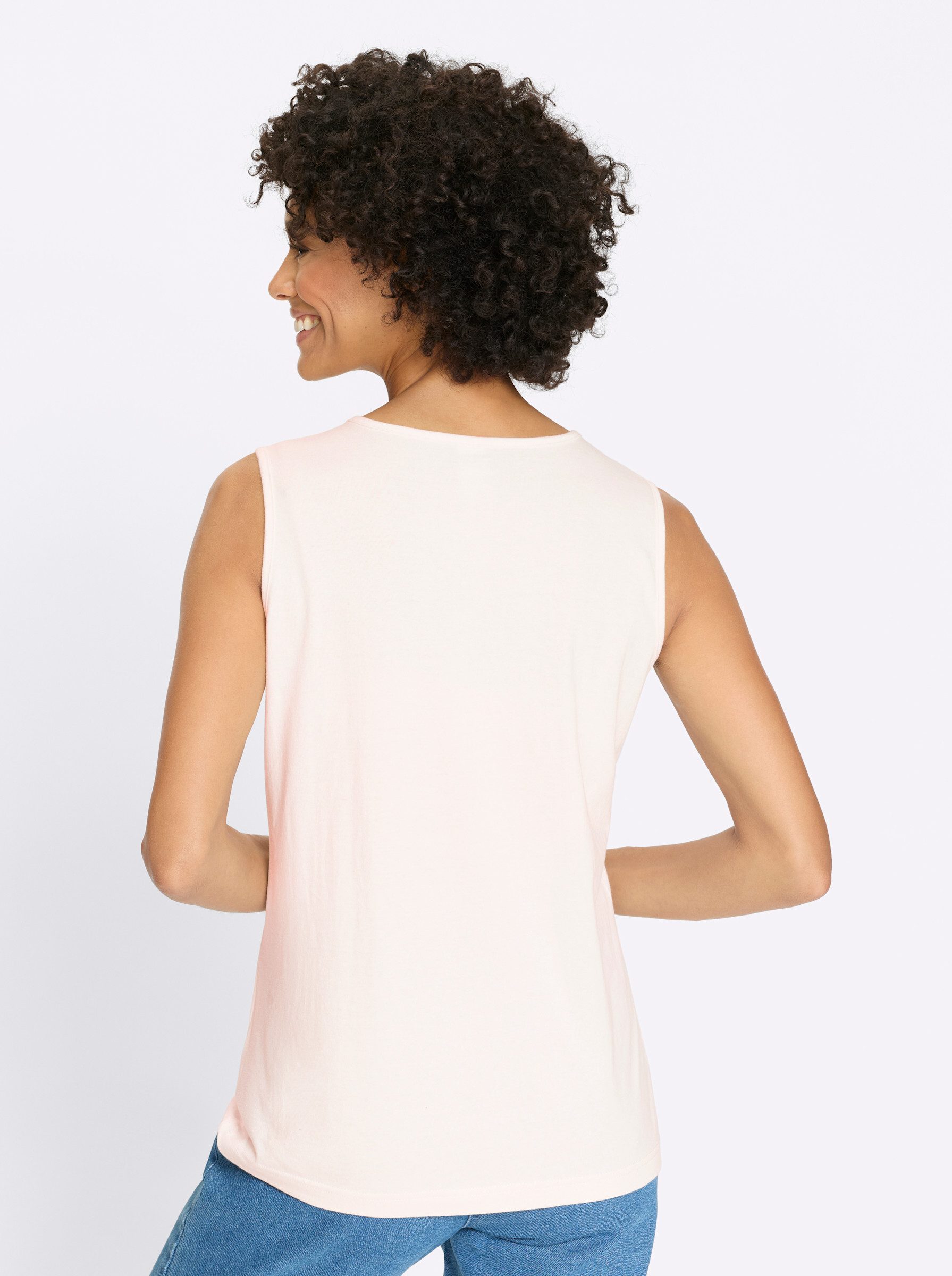 Sieh an! T-Shirt Top Ärmellos günstig online kaufen