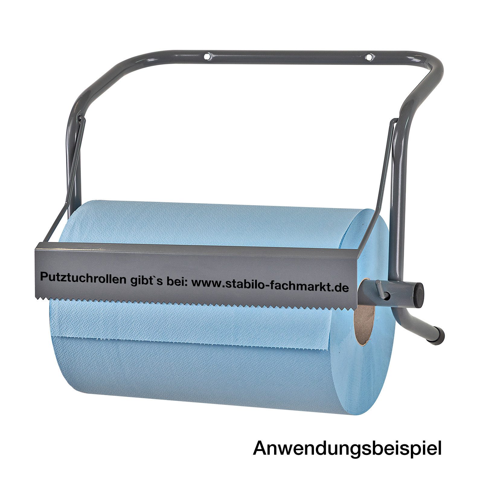 DEMA Papierhandtuch Wandhalter für Putzrolle Papier, 40cm – Bild 2 von 5