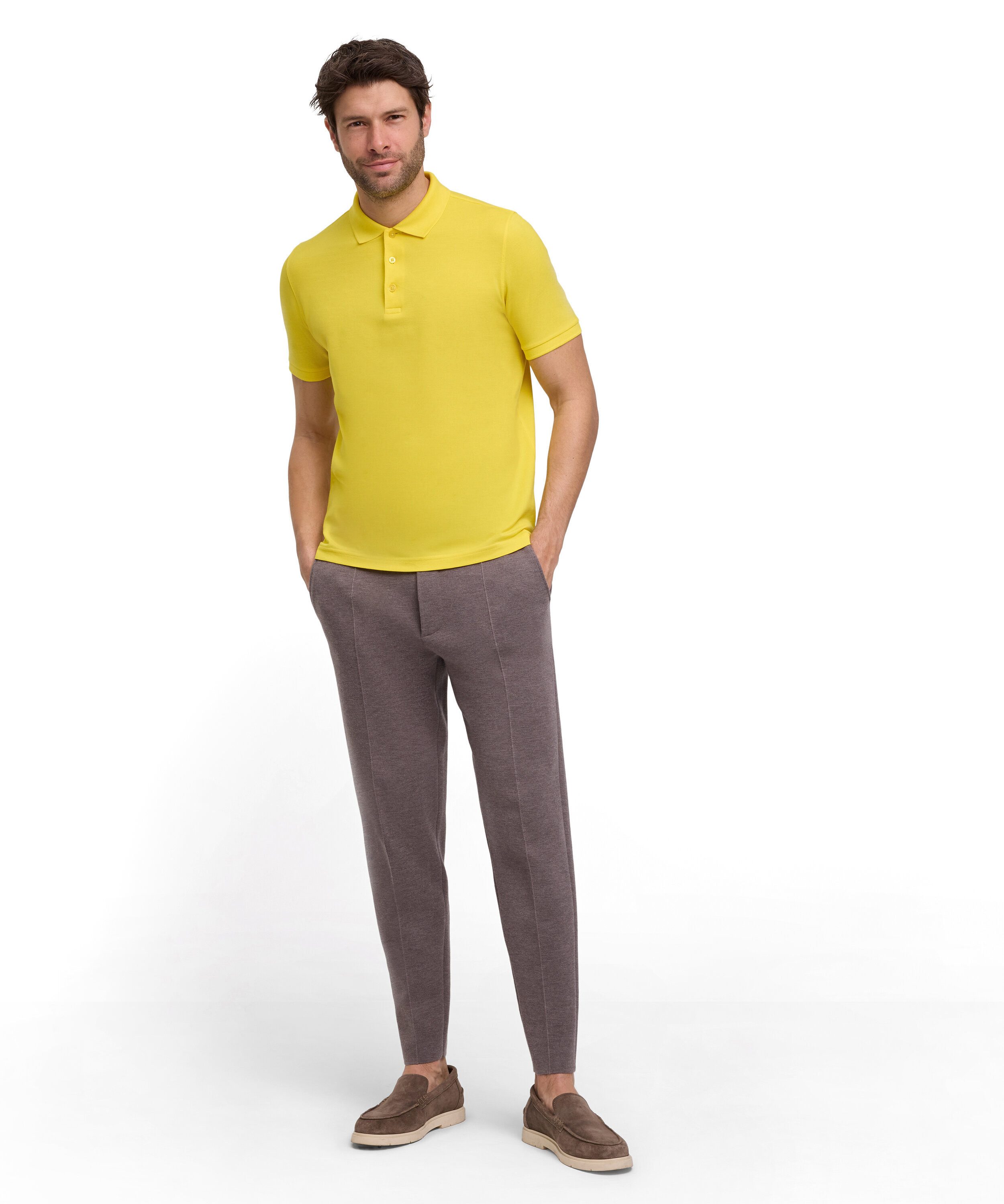 FALKE Poloshirt FALKE Essential aus hochwertiger Pima-Baumwolle (1-tlg., 1) aus hochwertiger Pima-Baumwolle