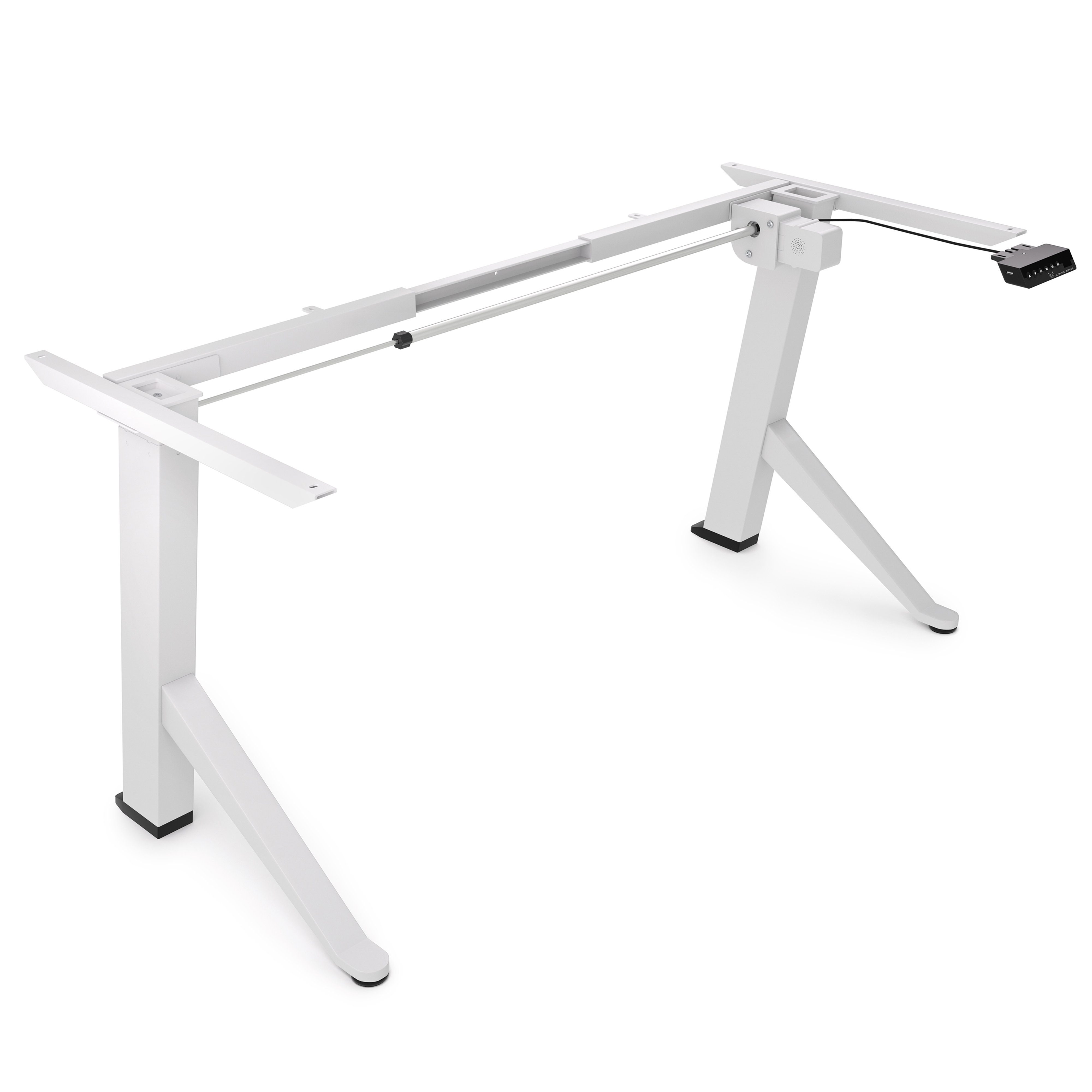 Ultimate Setup Tischgestell Schreibtischgestell elektrisch höhenverstellbar, Tischgestell weiss | Weiß