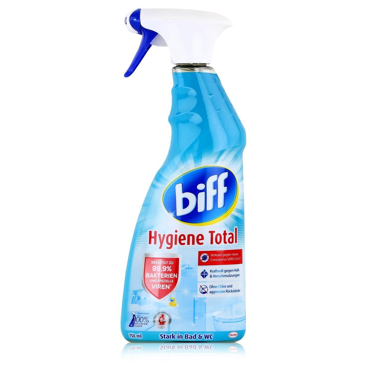 biff biff Hygiene Total Badreiniger 750ml Stark in Bad & WC (1er Pack