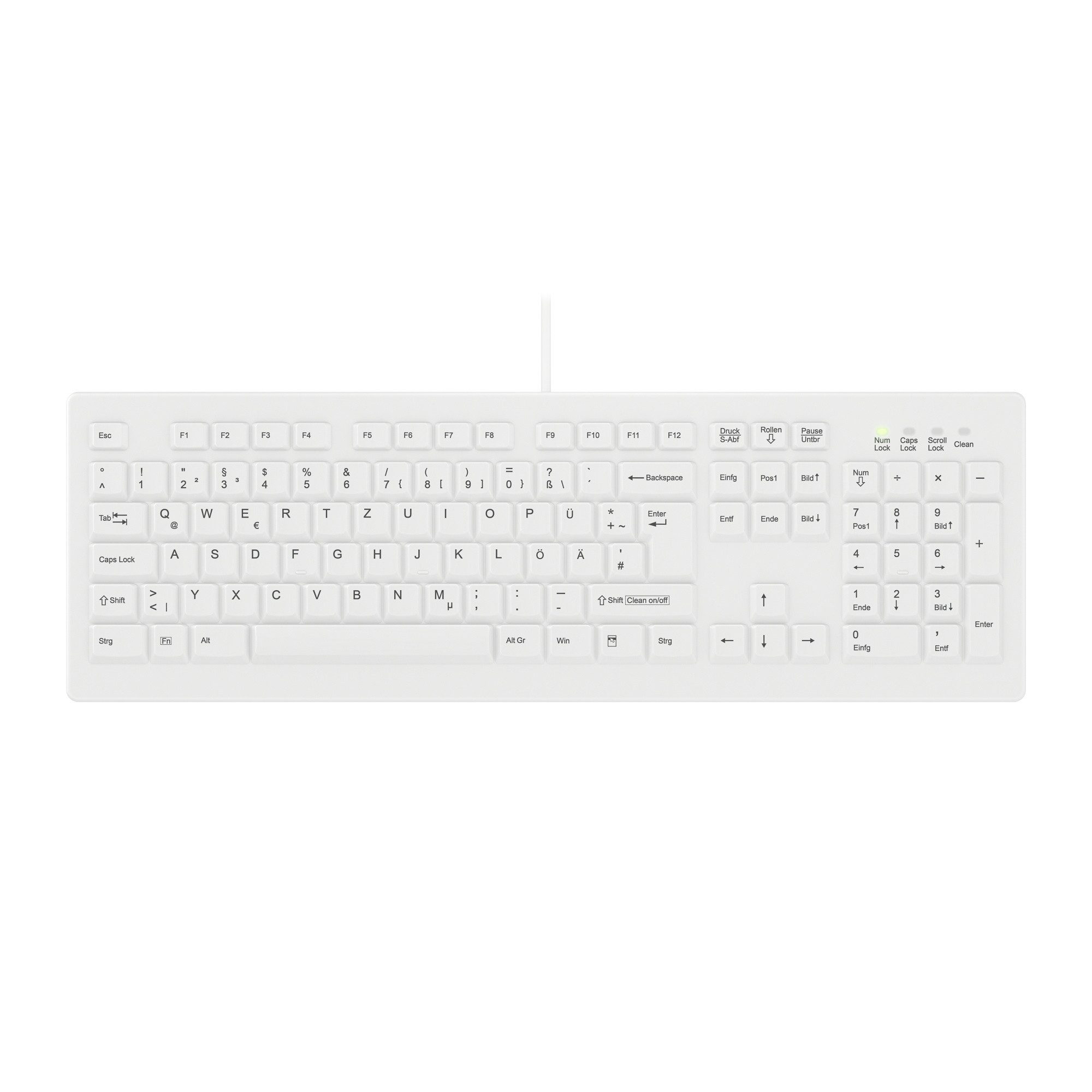 contour AK-C8100F-U1-W/GE USB-Tastatur