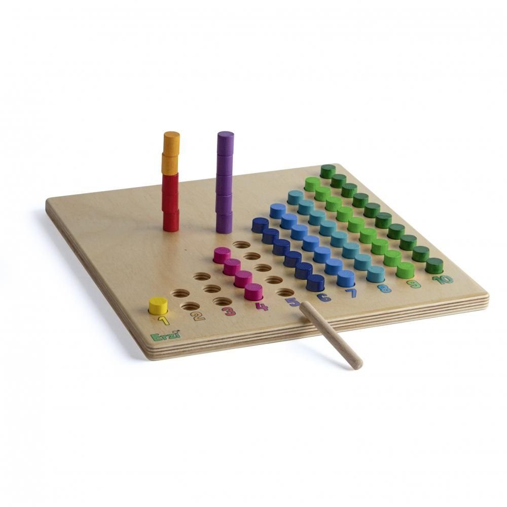Zählbrett Holzspielzeug Lernspielzeug 57-St), Erzi® (Set, Lernspiel