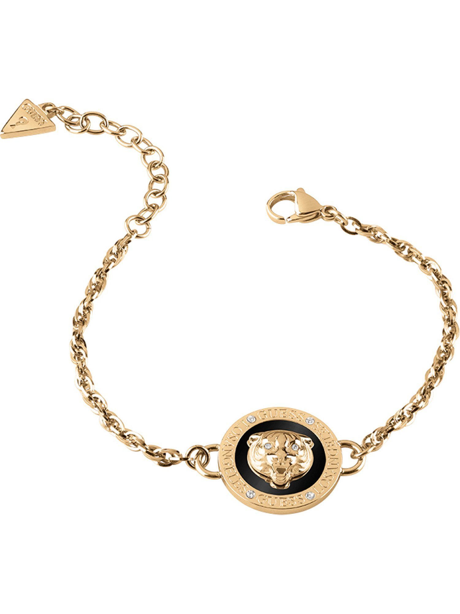 Guess Edelstahlarmband Guess Damen-Armband Edelstahl Zirkonia, Trendig