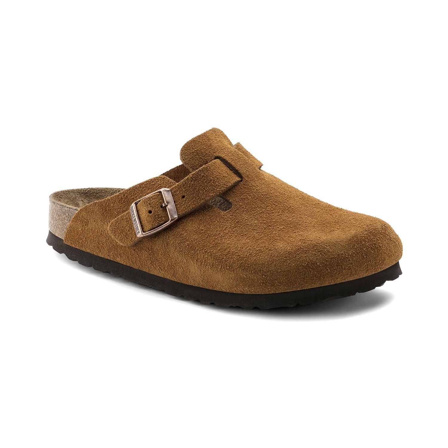 Birkenstock Birkenstock Boston Weichbettung Veloursleder Herren Clogs Hausschuh