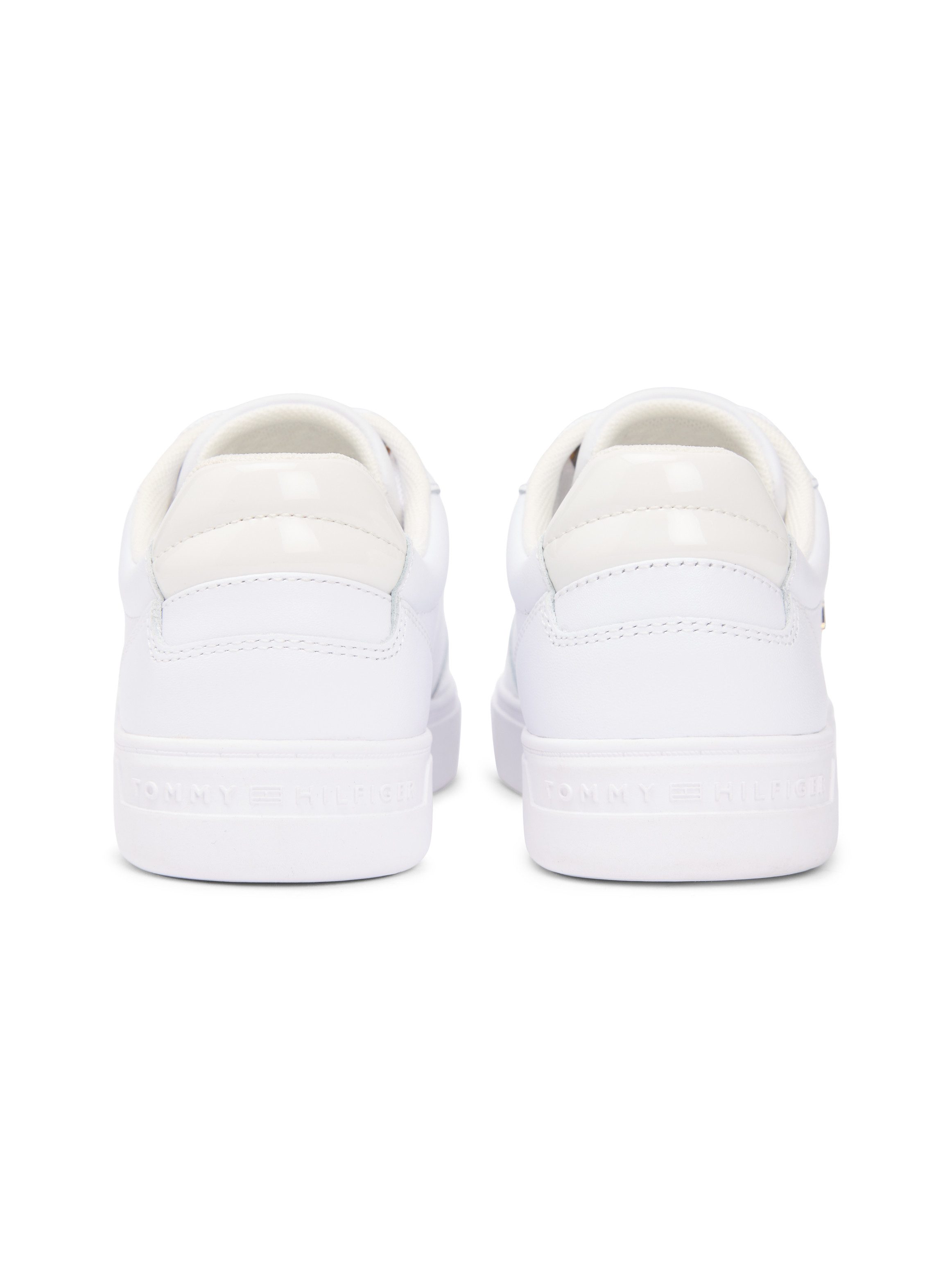 Tommy Hilfiger CASUAL CUPSOLE SNEAKER Plateausneaker, Schnürschuh, Freizeitschuh, Halbschuh im angesagten Basek-Look