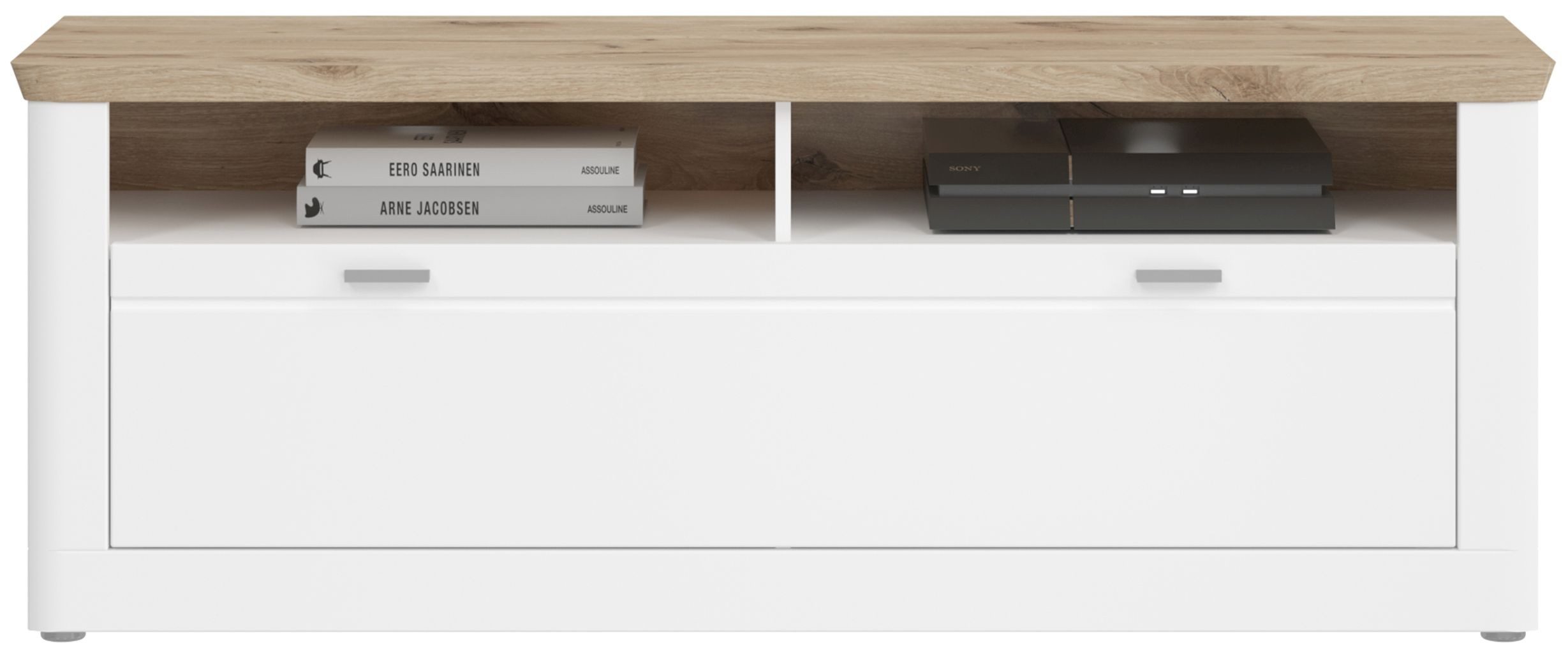 xonox.home Lowboard, in weiß matt B/H/T: 154 x 59 x 50 cm günstig online kaufen