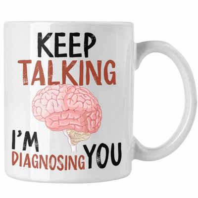 Trendation Tasse Psychologie Tasse Lustige Geschenkidee für Psychologinnen Psychologen