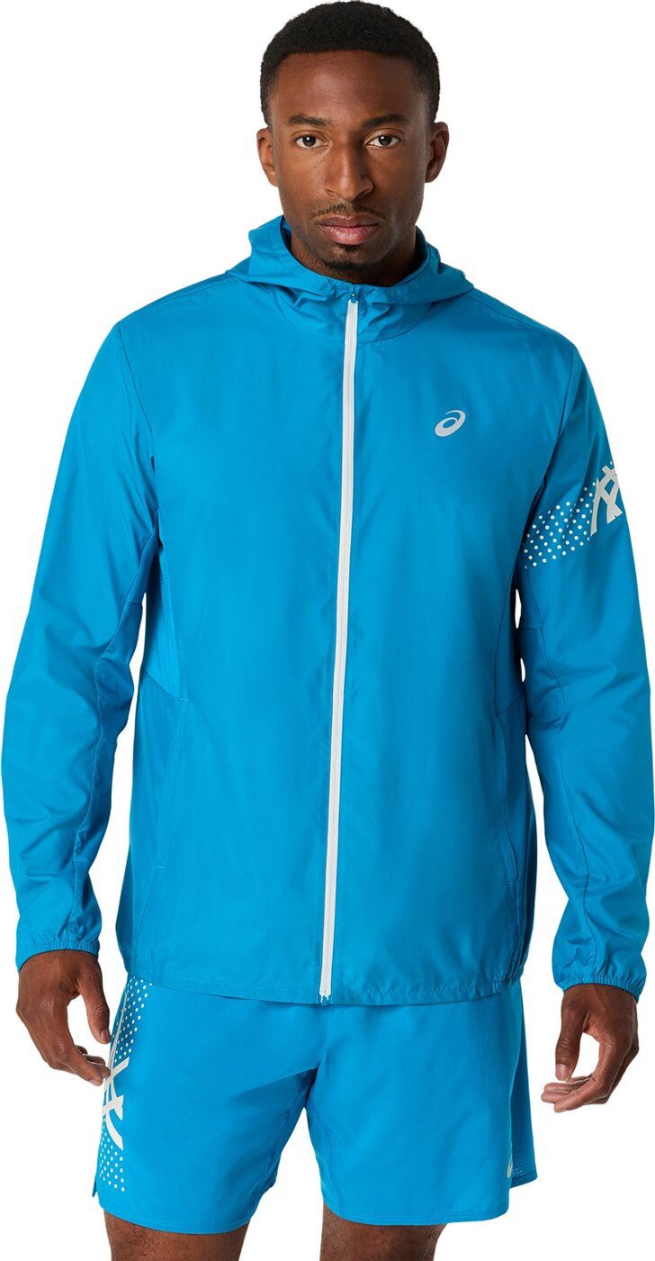 Asics Laufjacke ICON JACKET AEGEAN BLUE/CREAM