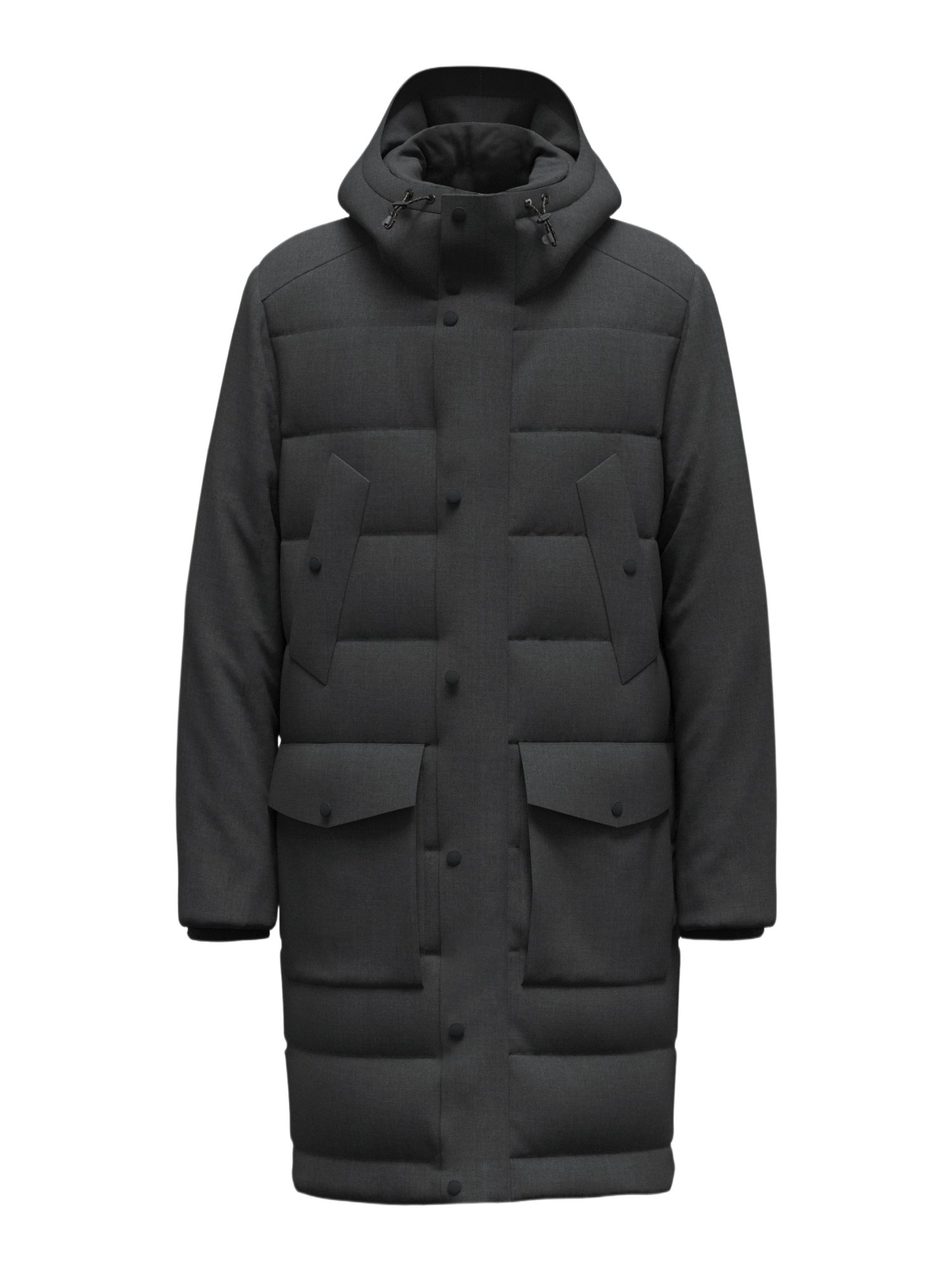 Strellson Funktionsjacke schwarz,Outdoor,Polyester,Unifarben,Stehkragen,Lang,Regular Fit