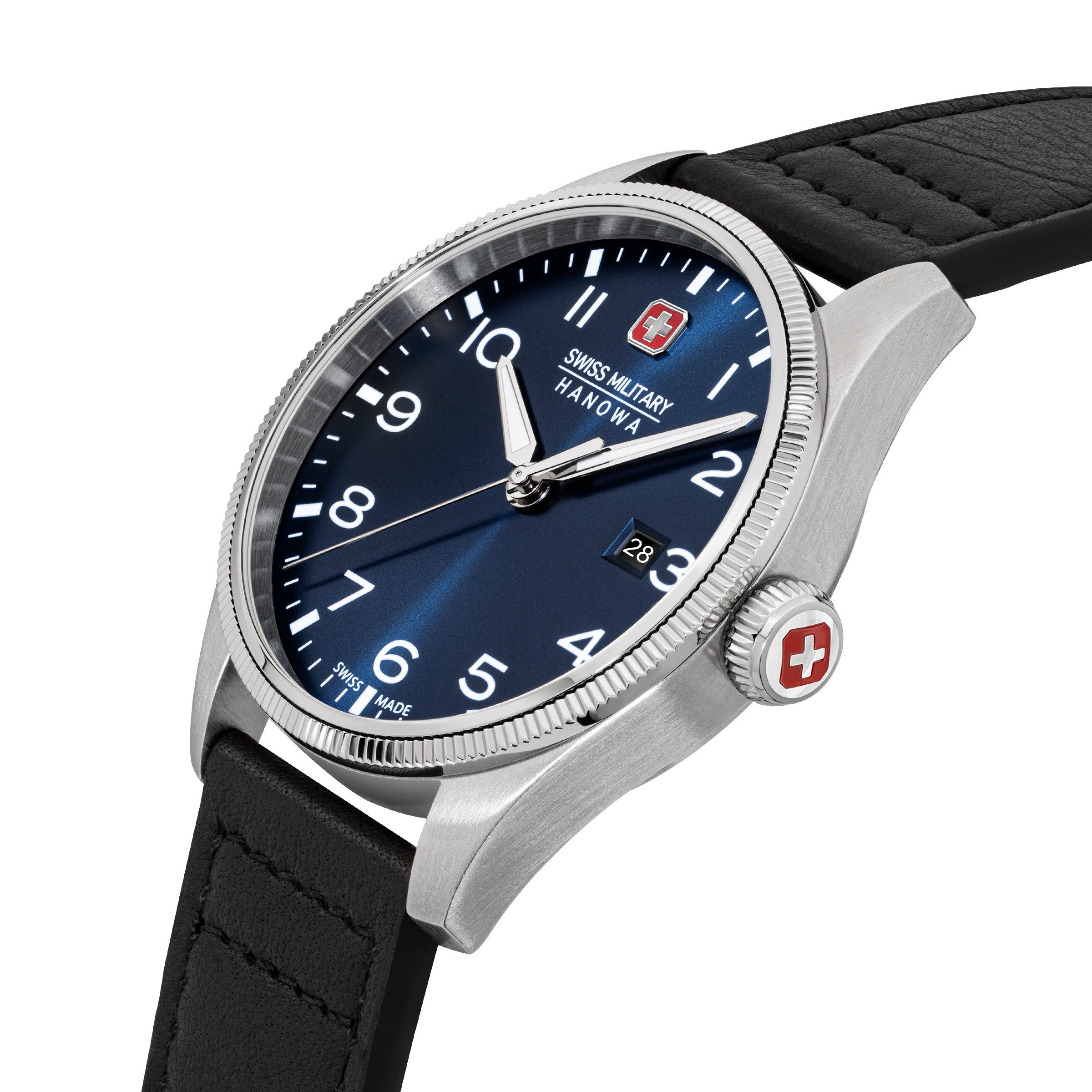 Swiss Military Hanowa Quarzuhr Quarzuhr Herrenuhr 43 Quarz Herren günstig online kaufen