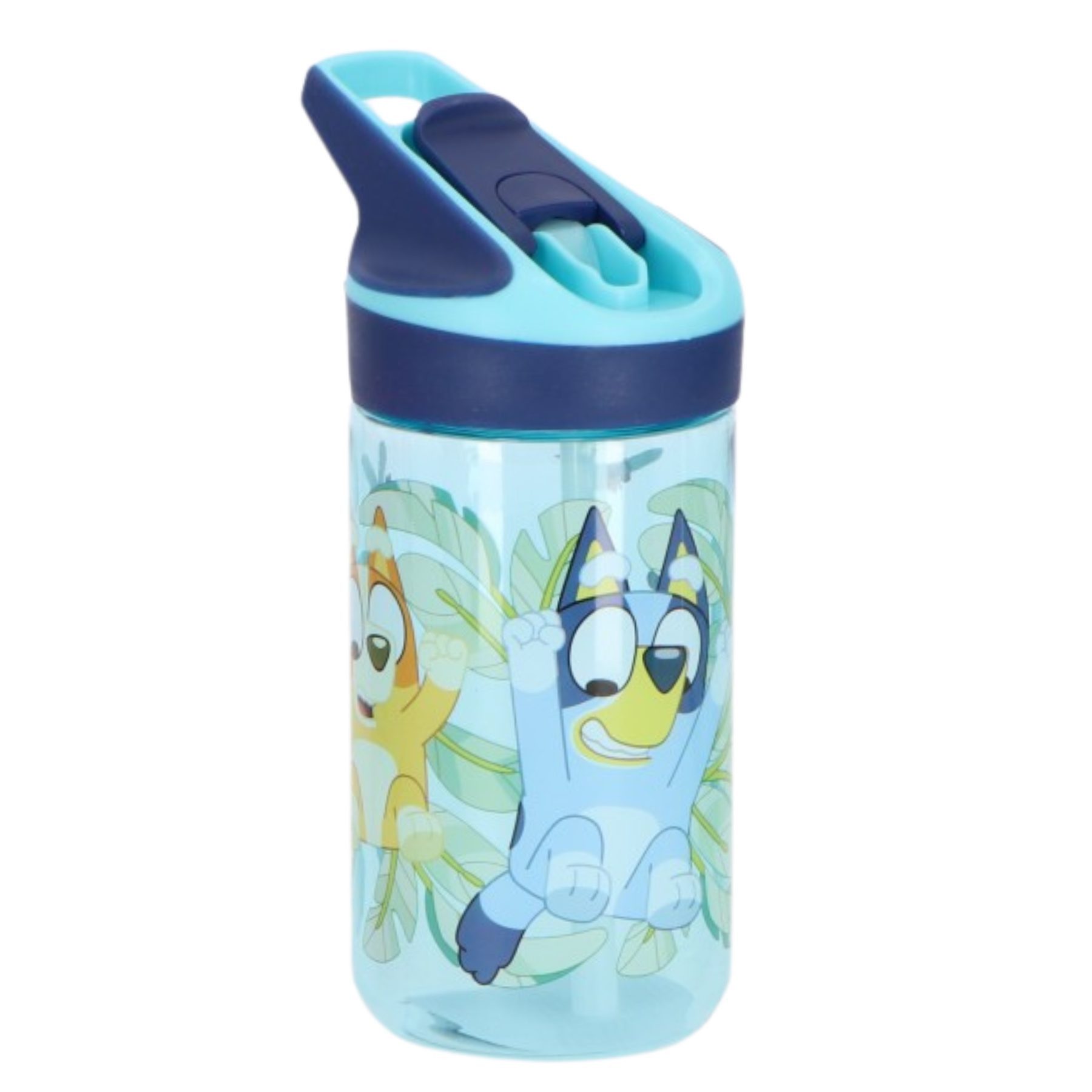 Bluey Trinkflasche Kinder 480 ml Flasche für Kindergarten Schule Reisen und Freizeit