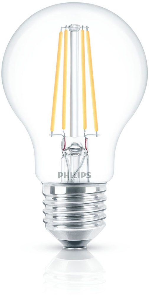 Philips Hue LED-Leuchtmittel LED classic Lampe 60W E27 neutralweiß 850lm klar, E27
