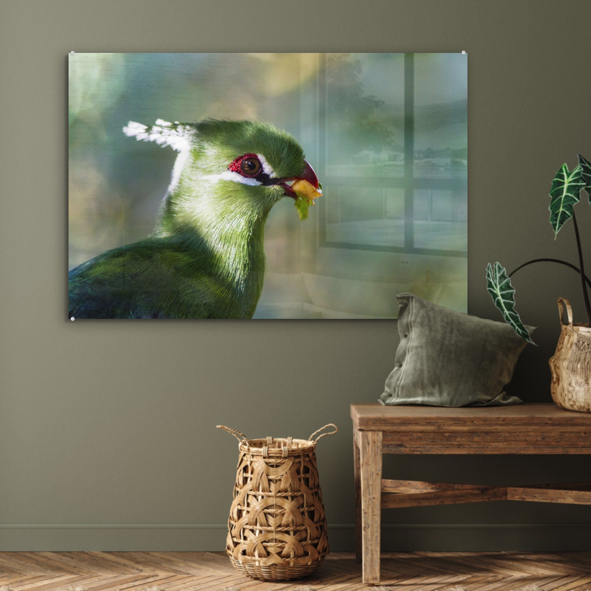 Birds Eden, Acrylglasbild in Toerako of (1 Wohnzimmer Acrylglasbilder Schlafzimmer MuchoWow St), &