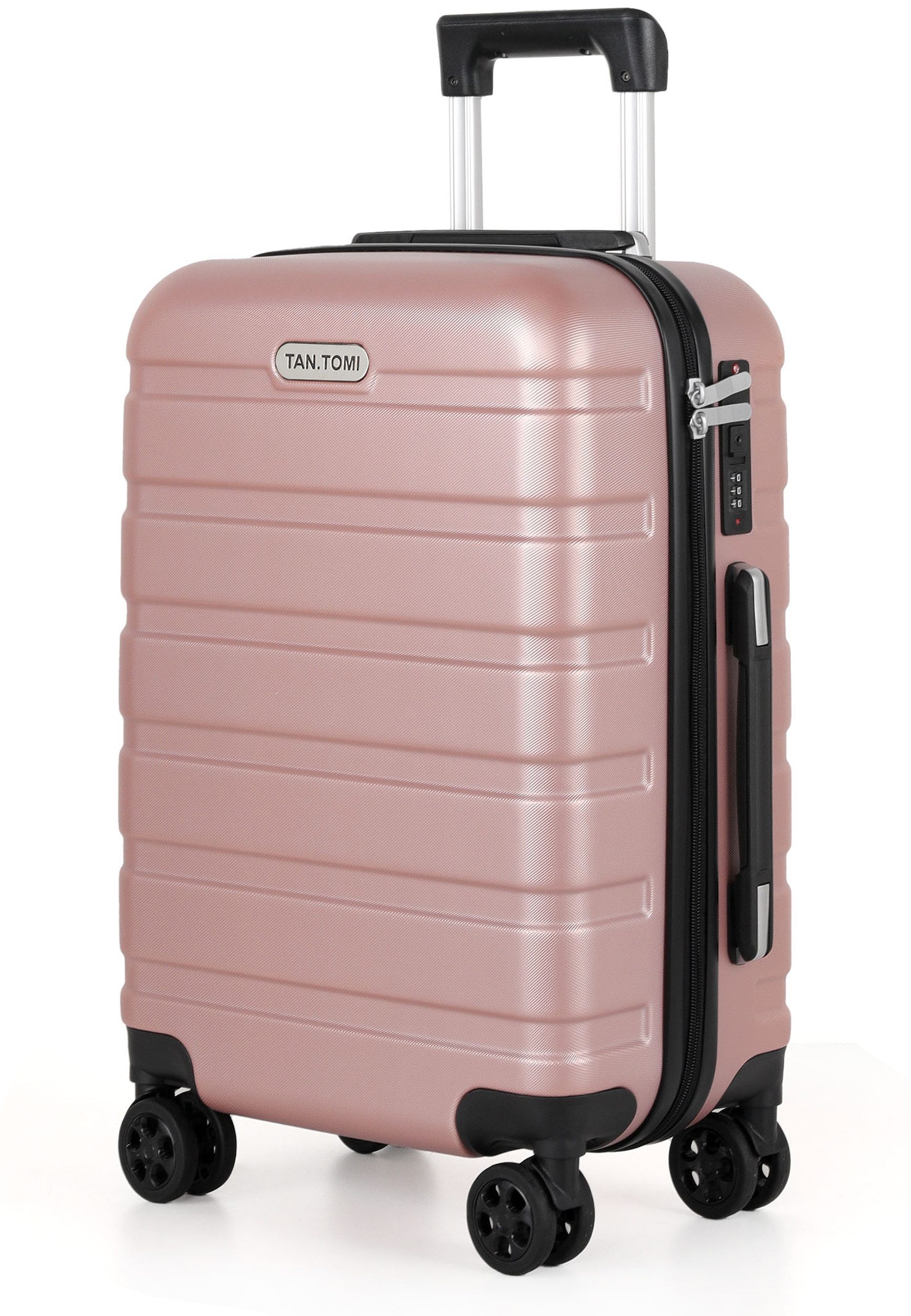 TANTOMI Handgepäckkoffer S/M/L/Set Koffer Hartschale Leicht Reisekoffer ABS Geräumig Haltbar, Trolley Handgepäck Große Kapazität von TANTOMI