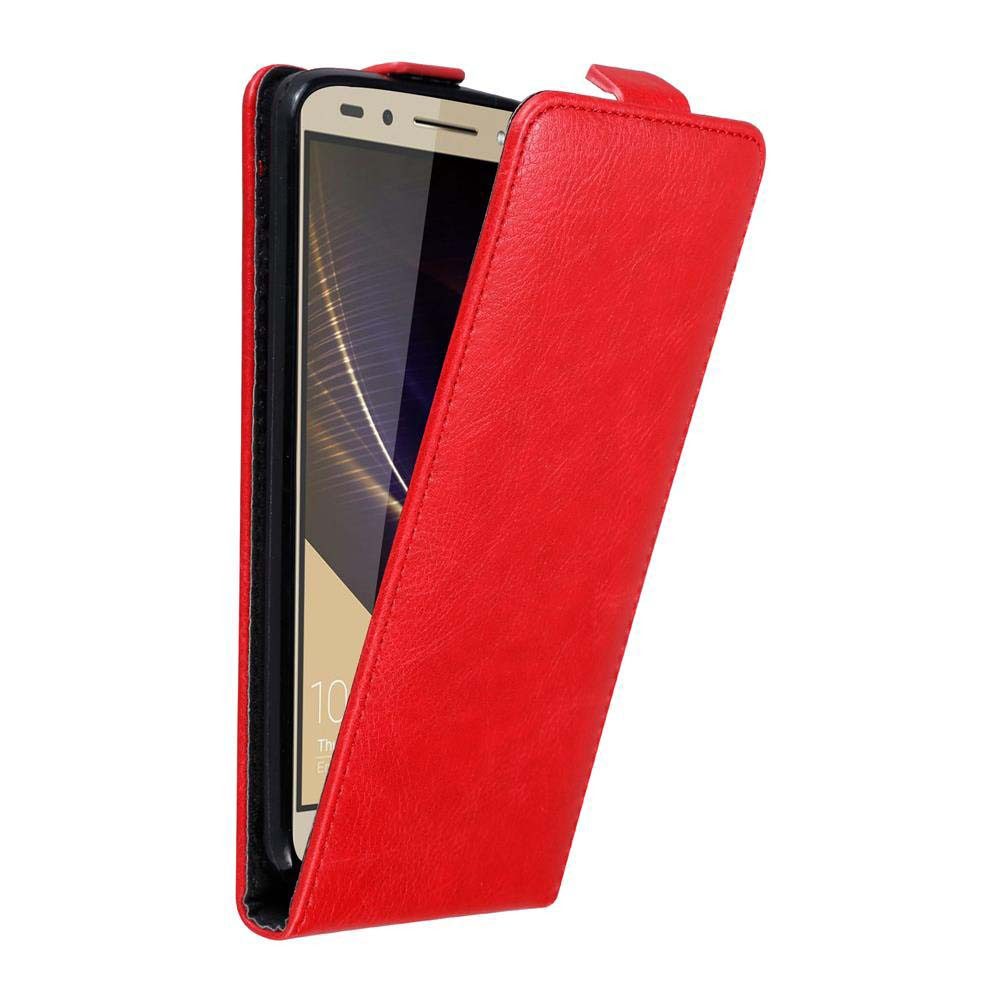 Cadorabo Handyhülle für Honor 7 Hülle Honor 7, Handy Schutzhülle, Klappbare Hülle, Kunstleder mit Magnetverschluss