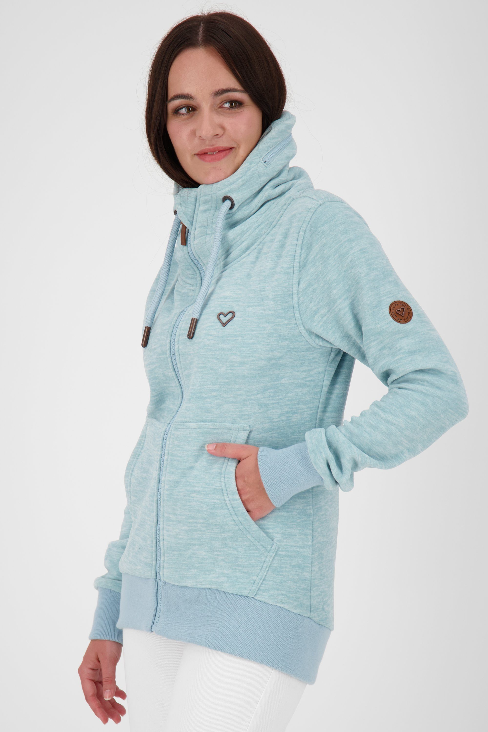 Alife & Kickin F Damen Polarfleece VivianAK ice Sweatjacke Jacket