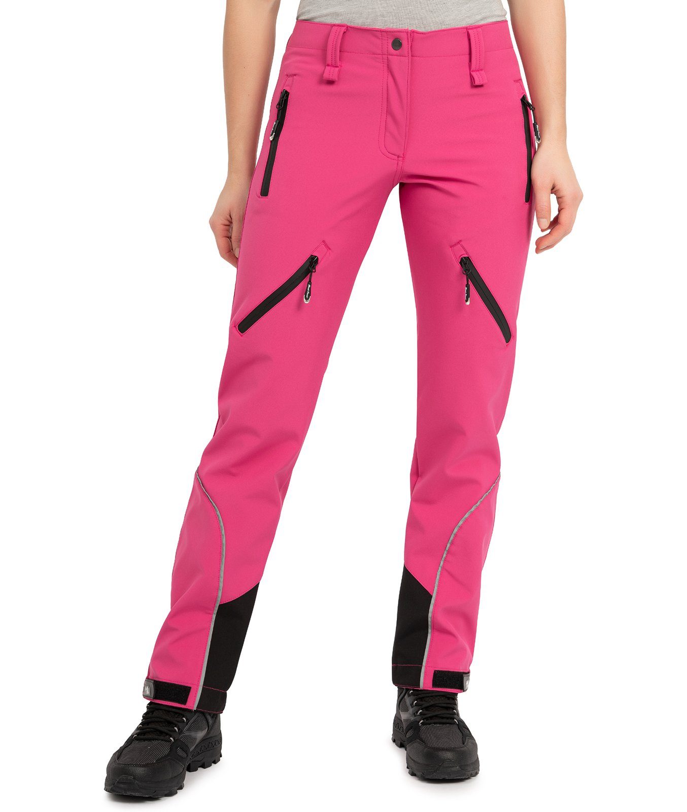 Rock Creek Softshellhose Damen Softshellhose Wanderhose D-444 Pink