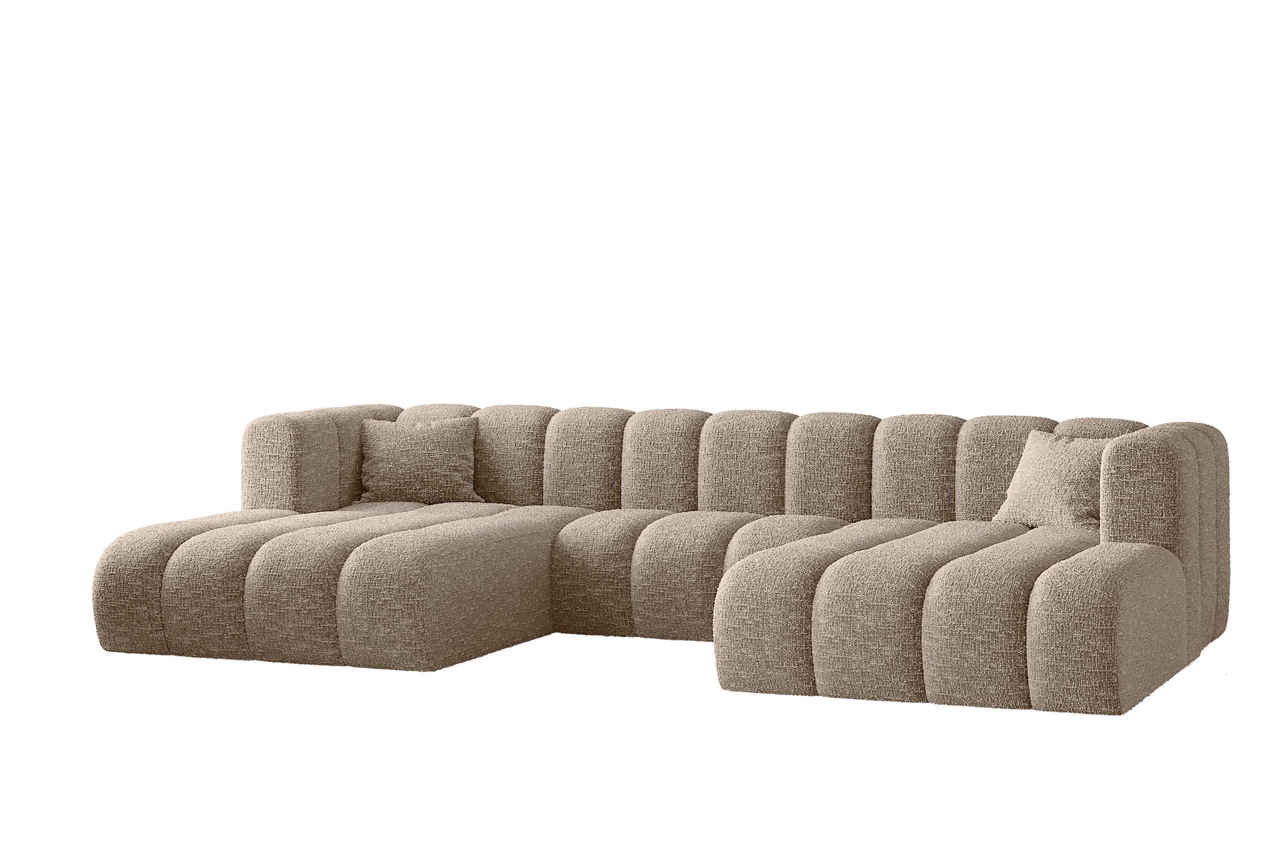 Kaiser Möbel Ecksofa U-from, Sofa Grand modular stoff Salvador und Haga, Zw günstig online kaufen