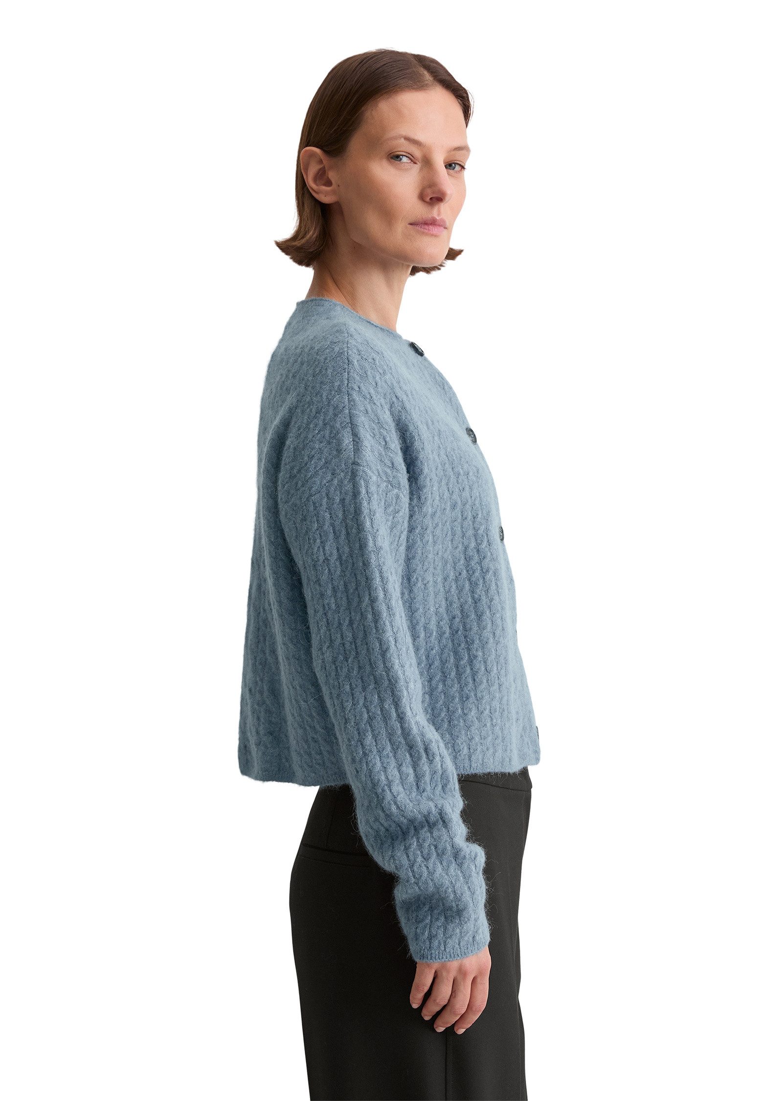Marc O'Polo Cardigan aus softem Wolle-Alpakawolle-Mix günstig online kaufen