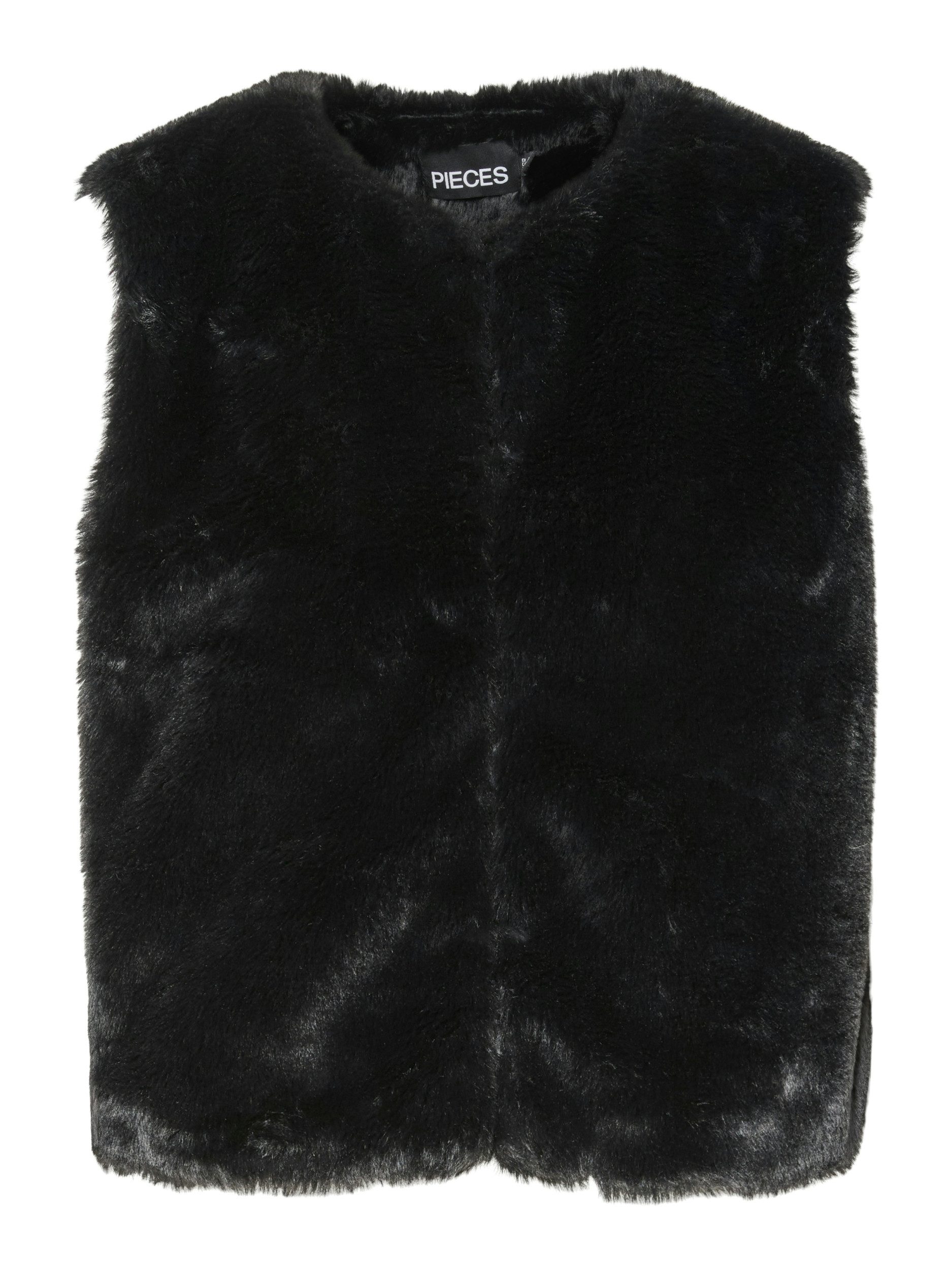 pieces Kurzweste PCROBINA FLUFFY VEST
