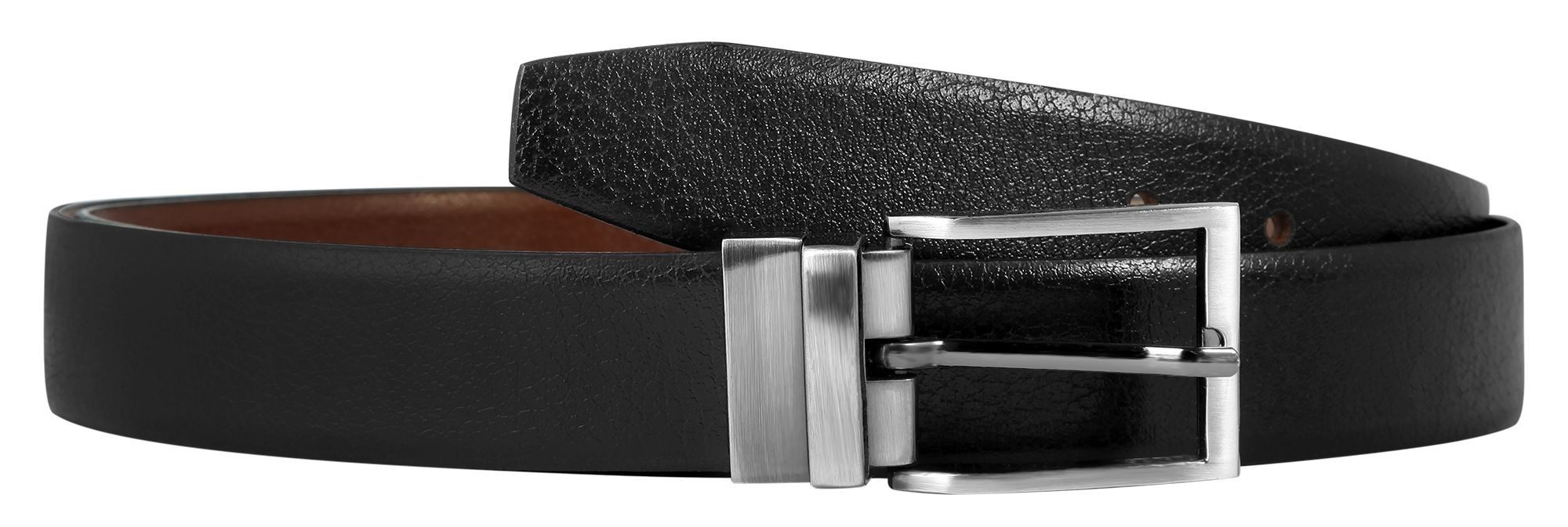 Ledergürtel Wendegürtel Echt Leder schwarz/braun 90 cm-130 cm (Bundweite)