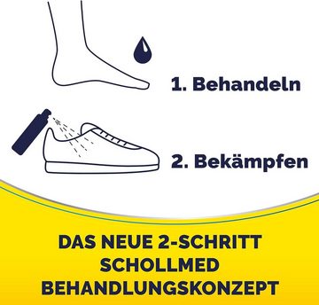 Scholl Fußpflegespray Anti-Pilz Schuh-Spray Vernichtet Erreger Fußpflege 250ml dermatologisch getestet, 2-tlg., Schuhdesinfektionsspray mit Langzeitwirkung Schutz Pflege