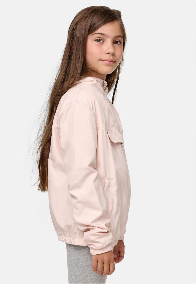 URBAN CLASSICS Outdoorjacke Girls Basic Pullover Jacket Überziehjacke Mädchen