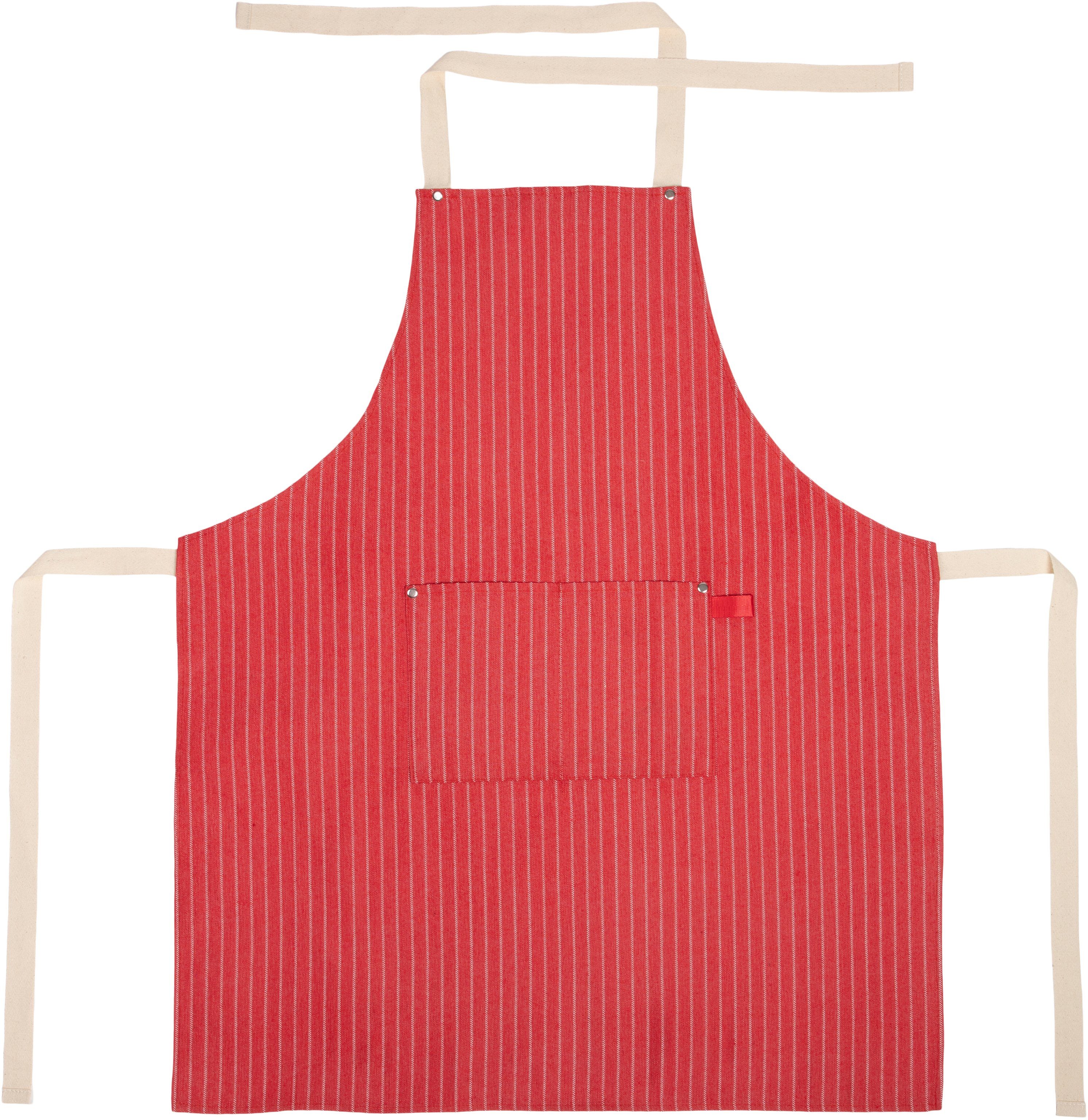 stuco Kochschürze gestreift, (1-tlg), mit Brusttasche günstig online kaufen