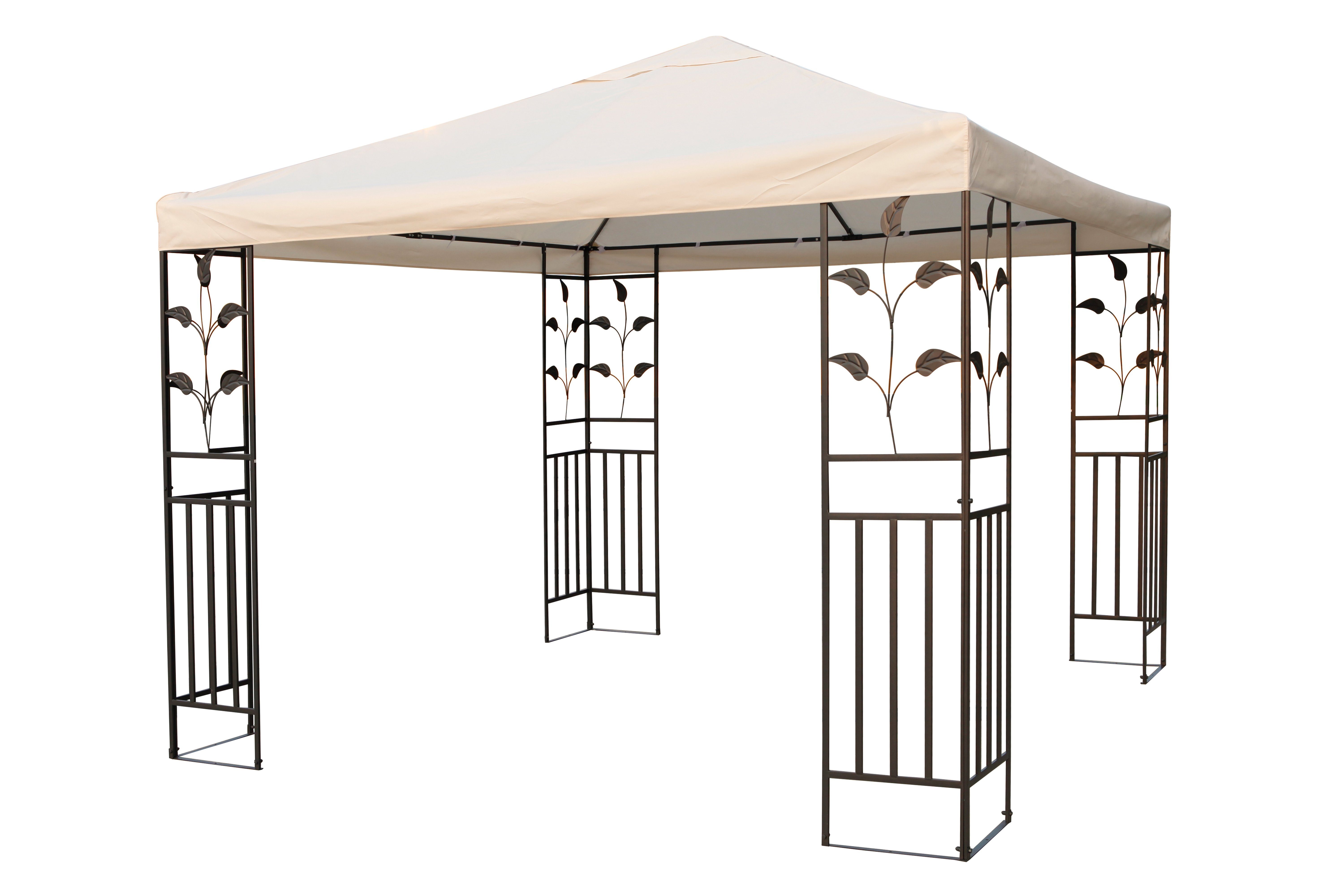 Spetebo Pavillon-Ersatzdach Ersatzdach mit PVC-Beschichtung - beige, (Stück, Ersatzdach), PVC Pavillondach wasserdicht