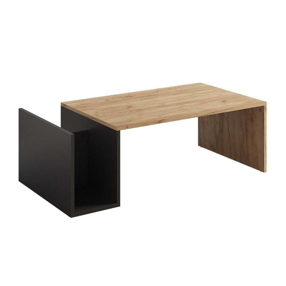 Vicco Couchtisch Avento, Goldkraft Eiche/Anthrazit, 100 x 50 cm günstig online kaufen