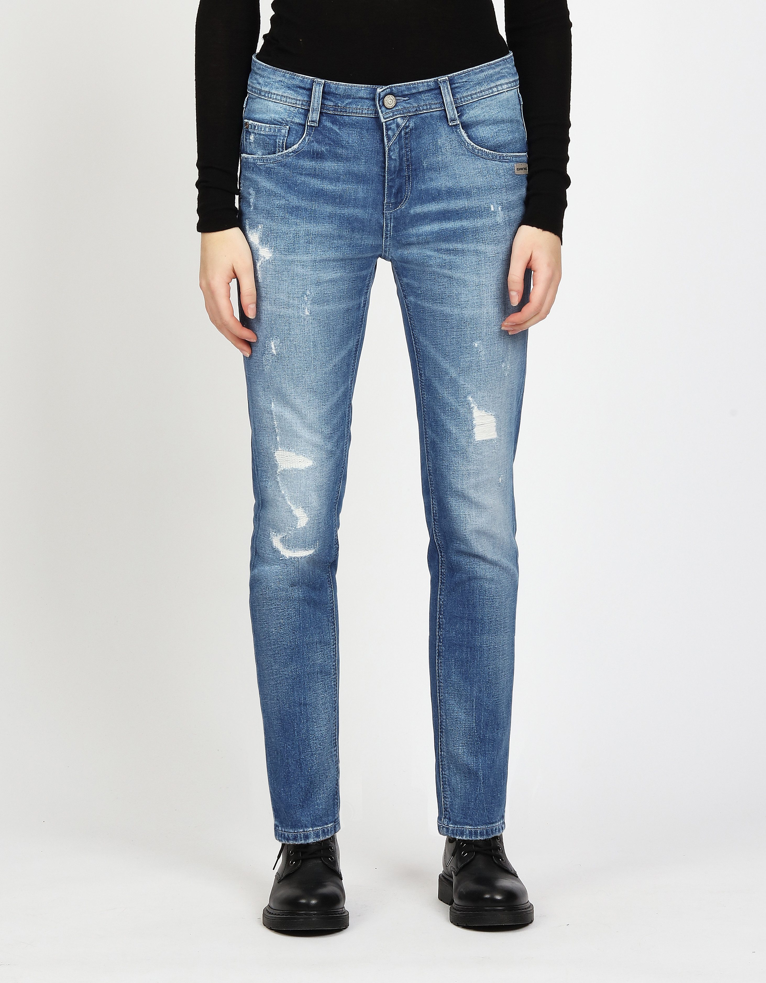 GANG Relax-fit-Jeans 94AMELIE mit doppelter rechter Gesäßtasche günstig online kaufen