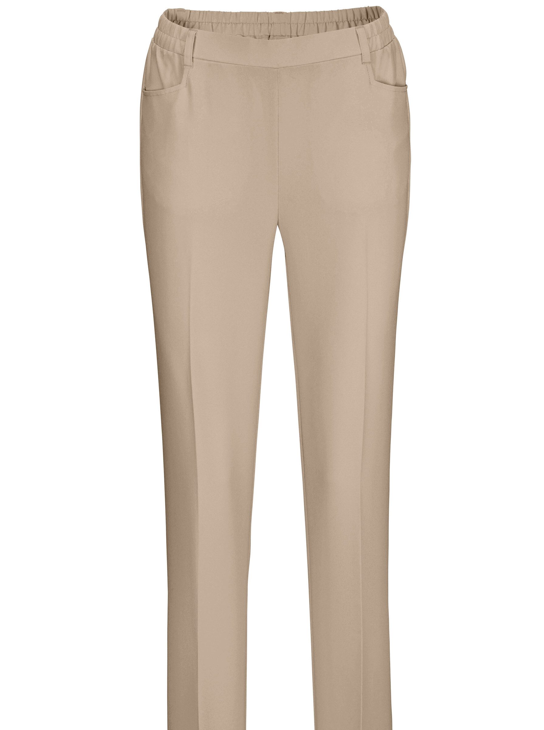 Sieh an! Jerseyhose Hose komfortabel mit Bügelfalten