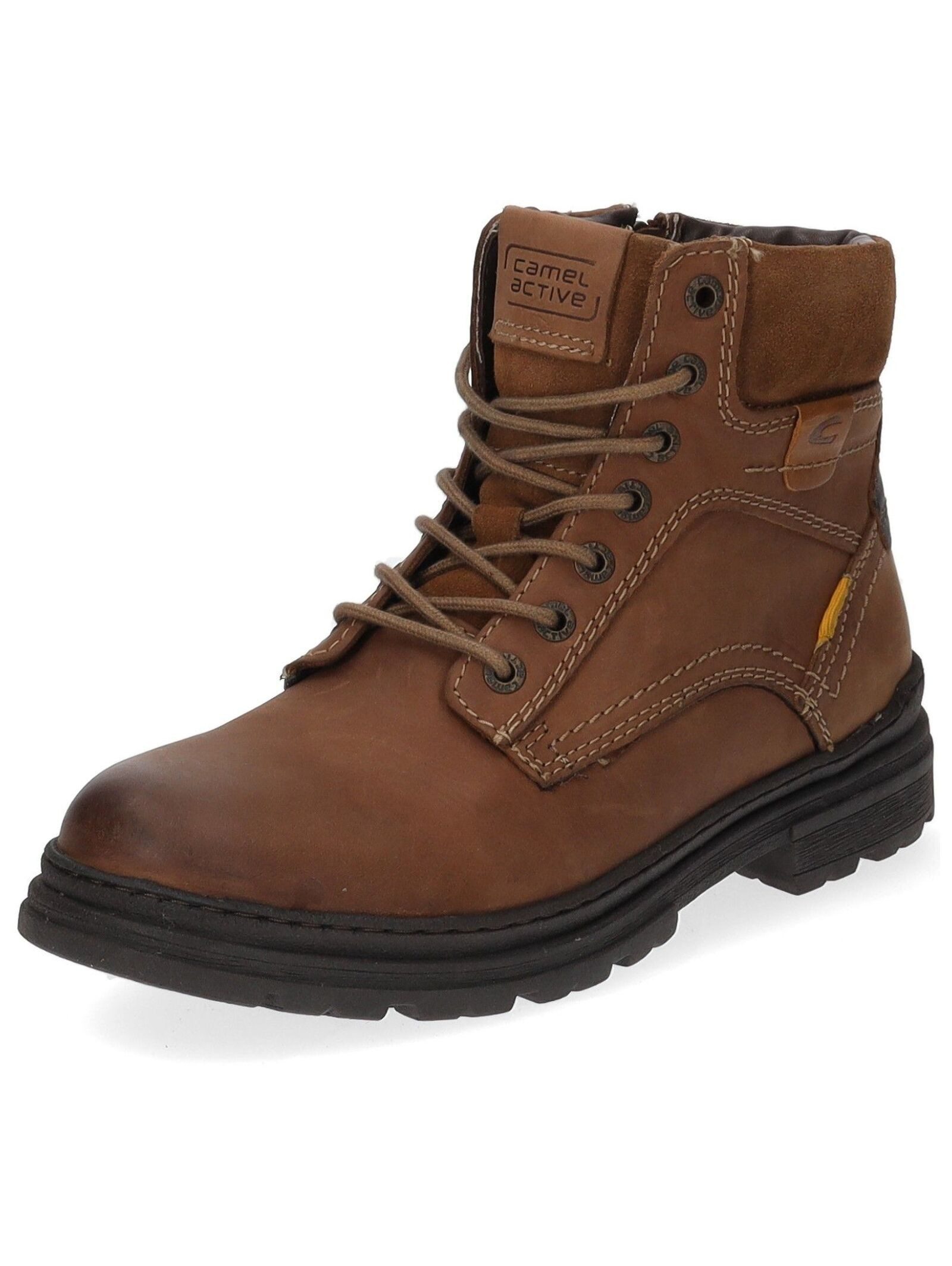 Stiefelette Leder Schnürstiefelette