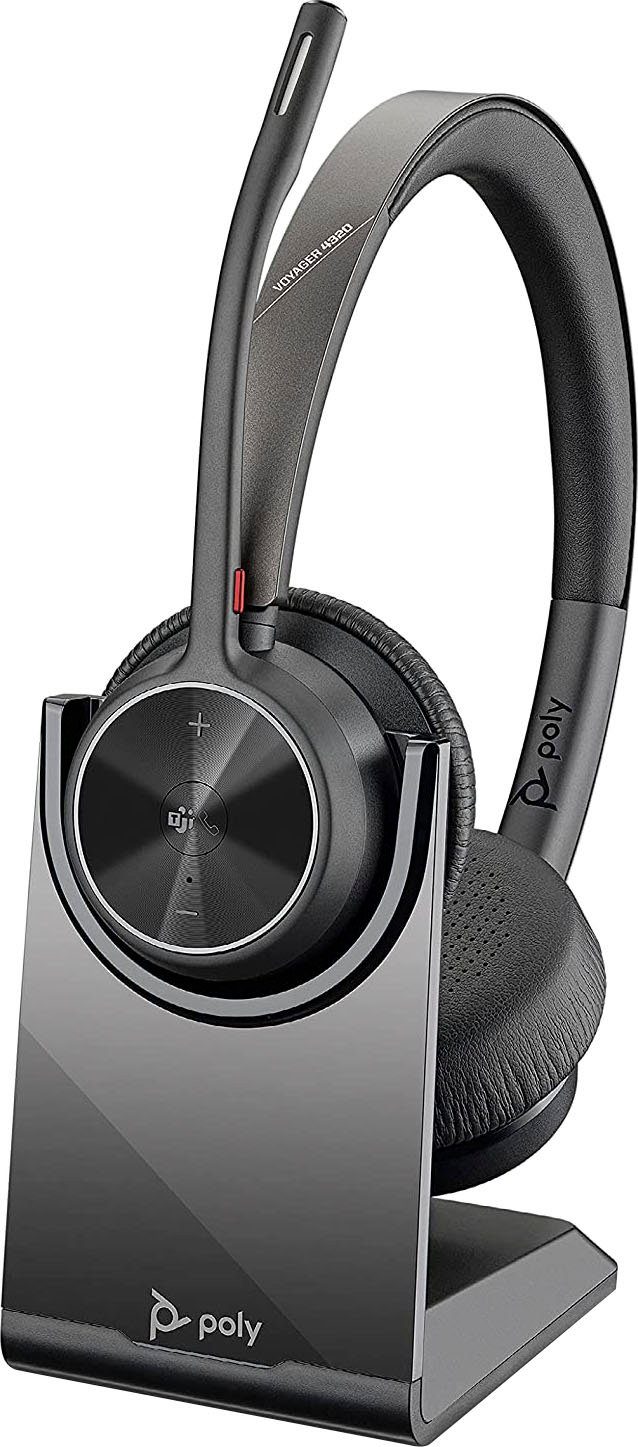 Voyager UC 4320 Wireless-Headset Poly Bluetooth) (Noise-Cancelling,