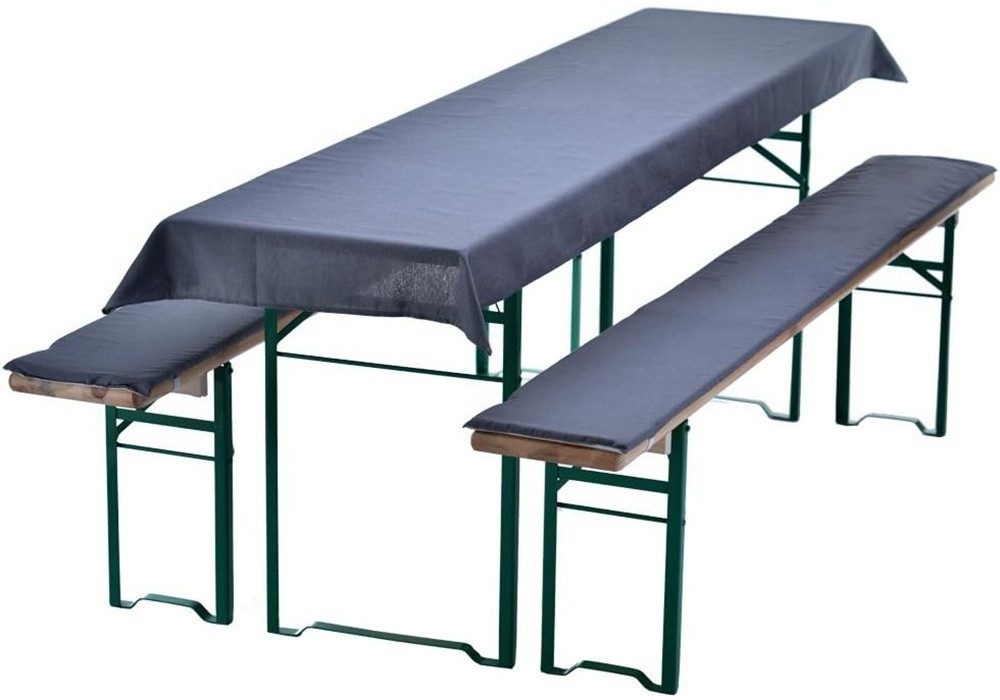 Waidmeister Bankauflage Bierbankauflagen 3er Set - Auflagen für Bierzeltgarnitur