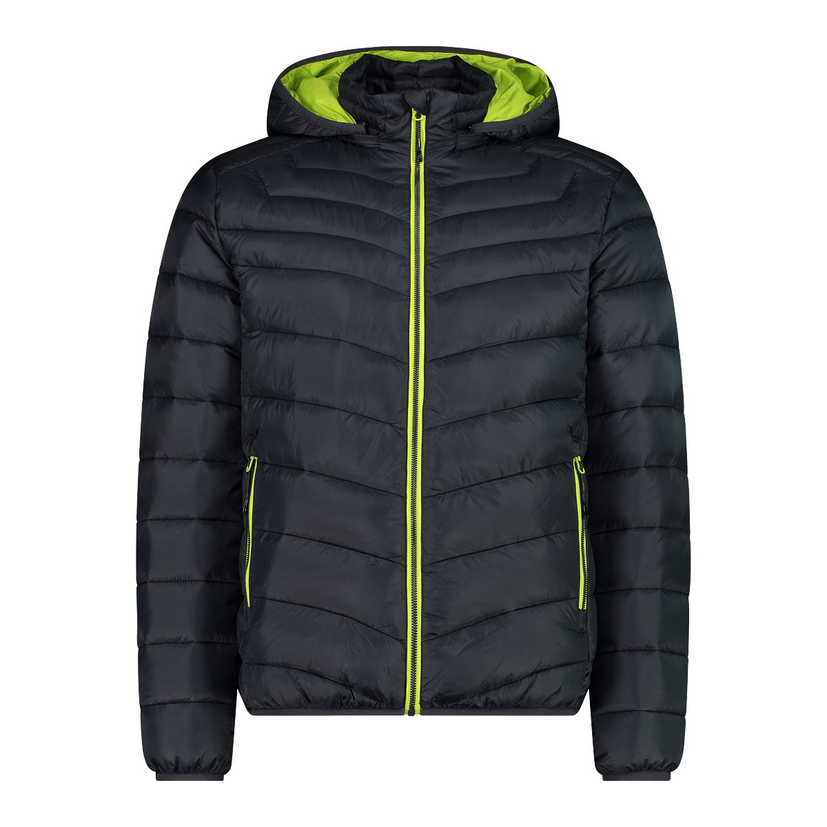 CMP Steppjacke MAN JACKET SNAPS antracite HOOD