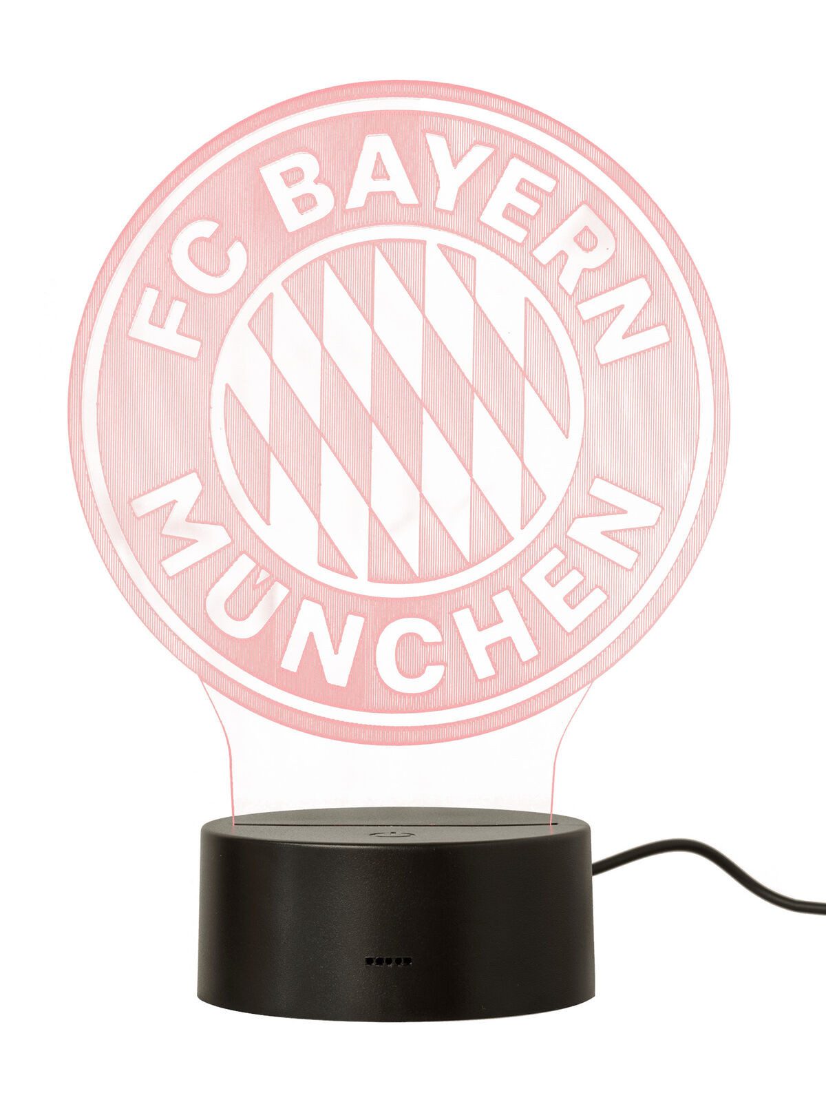 FC Bayern München LED Dekolicht FC Bayern München LED-Logo I Nachtlicht I Lampe I Leuchtendes Logo