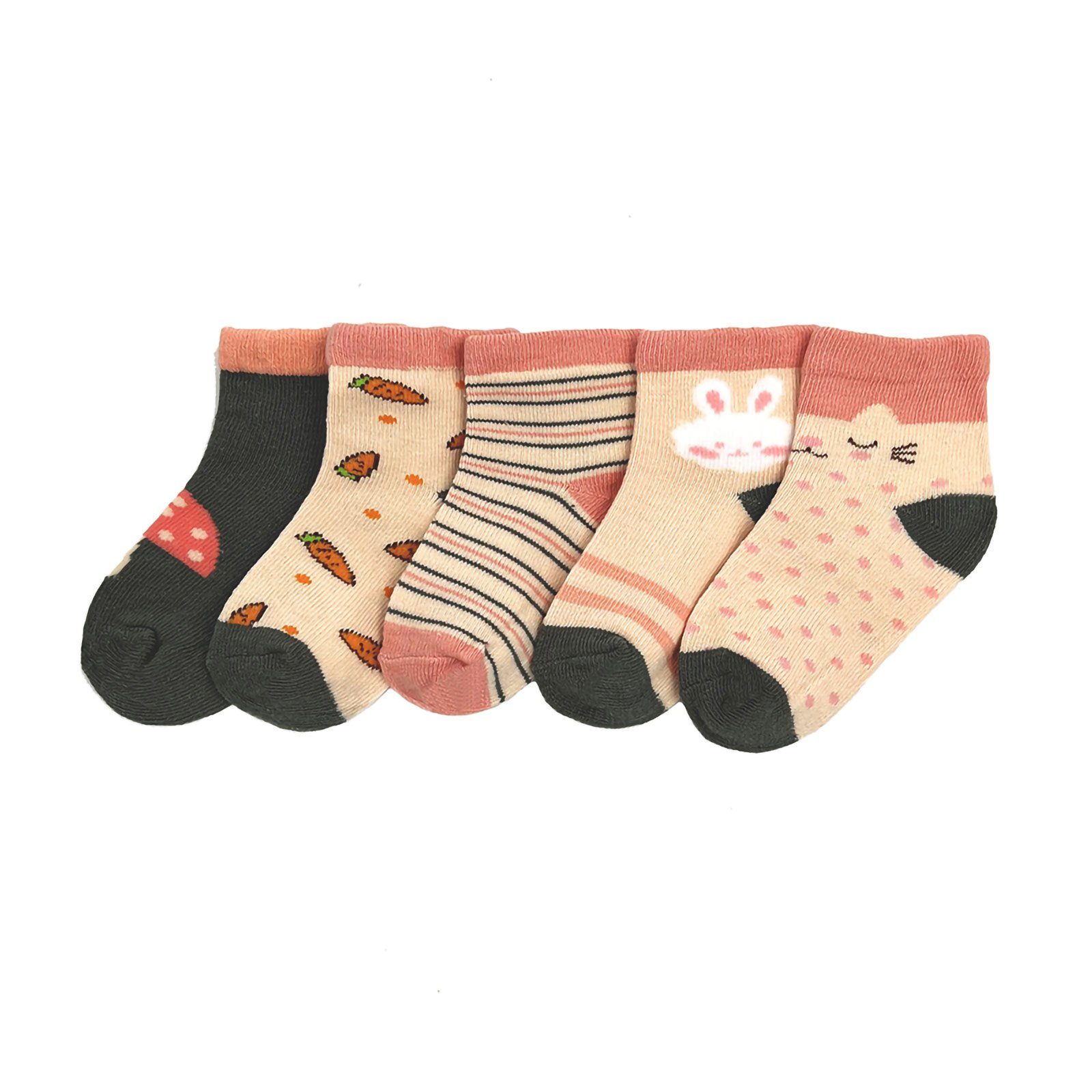 Socken 5/10 Paar Kinder Baumwolle Socken Set, Sneakersocken Strümpfe füßlinge