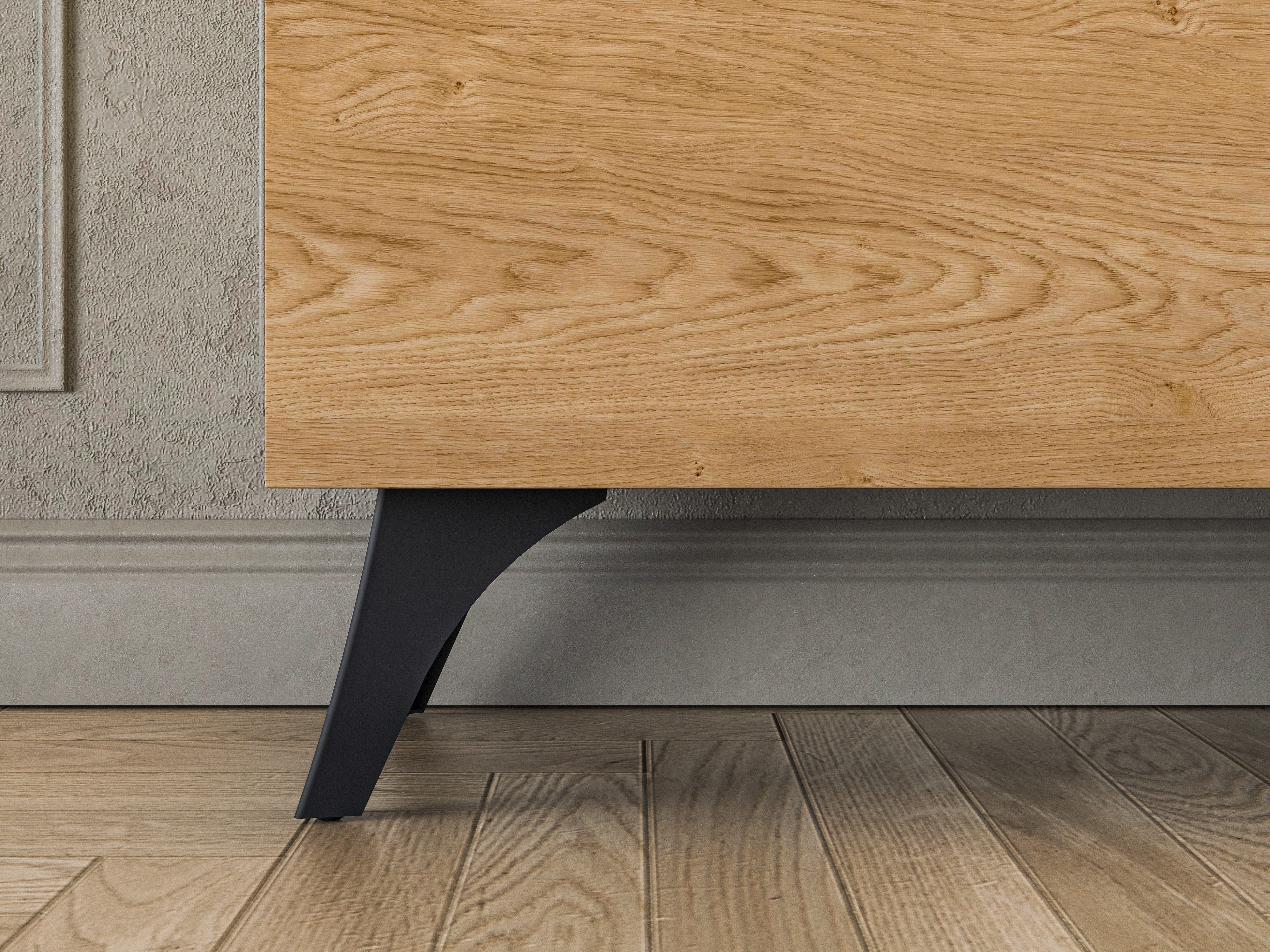 Marmex Möbel Glasvitrine TOSCANIA 02 L mit Stauraum