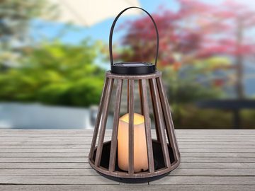 meineWunschleuchte LED Solarleuchte, Tageslichtsensor, LED fest integriert, warmweiß, 2er Set ausgefallene Solarlichter hängend für den Garten & Balkon