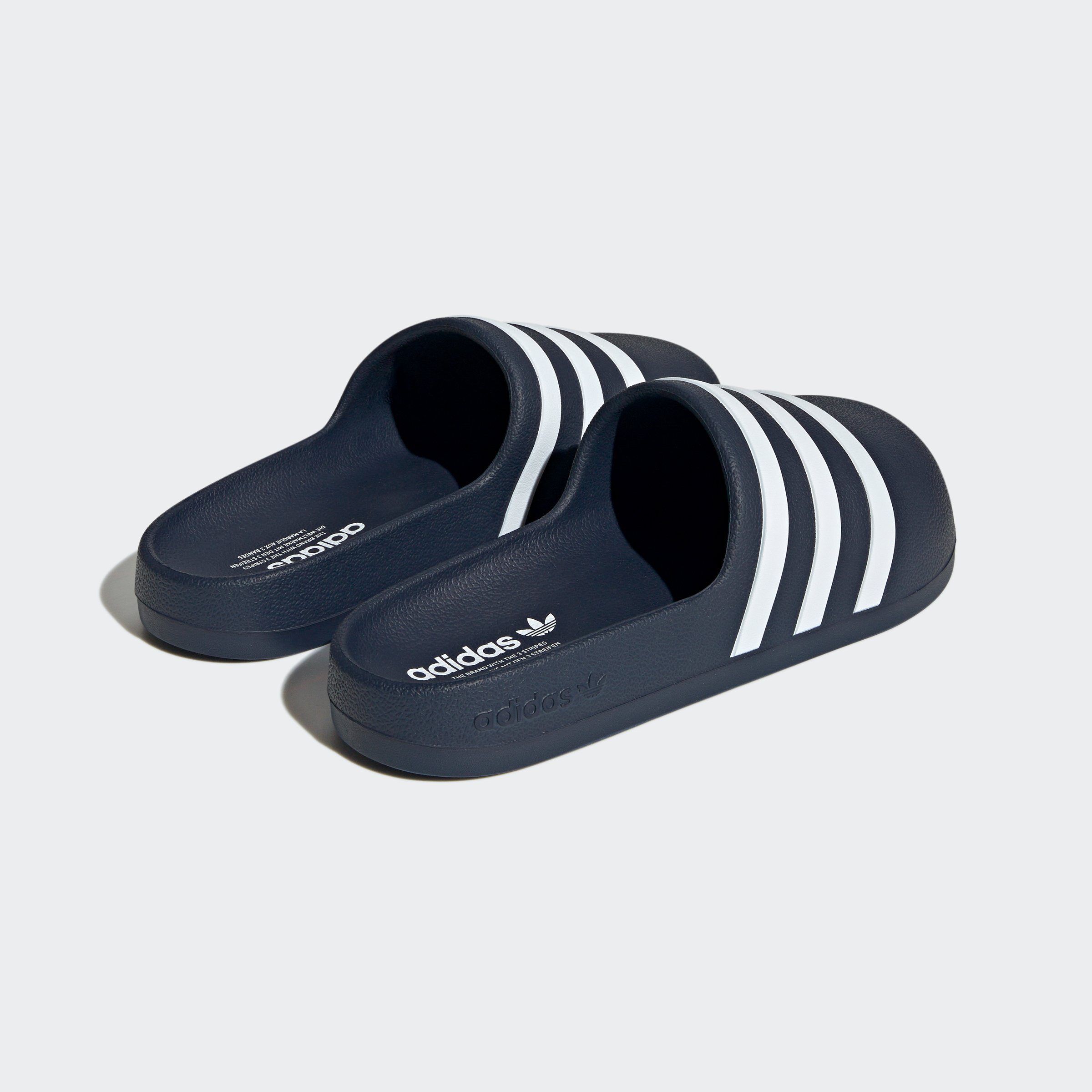 adidas Originals Navy White / Collegiate Badesandale Cloud White / Cloud ADILETTE