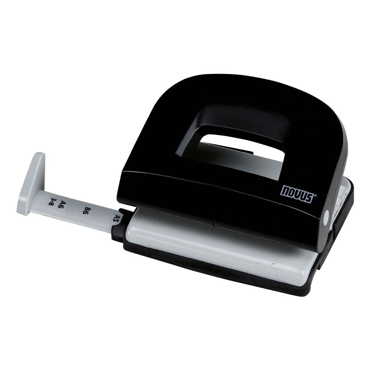 NOVUS Lochstanzer E216 fresh, 2-fach bis 16 Blatt, für A4, A5, A6, B5, B6, 8 x 8 x 8 cm