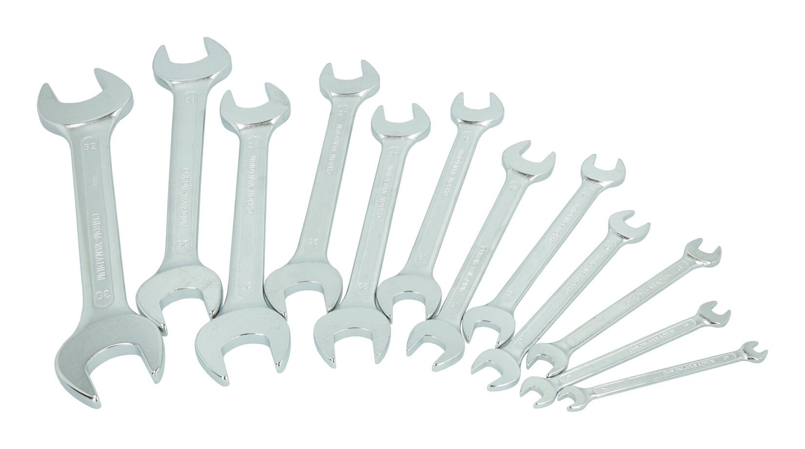 Brilliant Tools Maulschlüssel (12 St), Doppelmaulschlüssel-Satz, 12-teilig