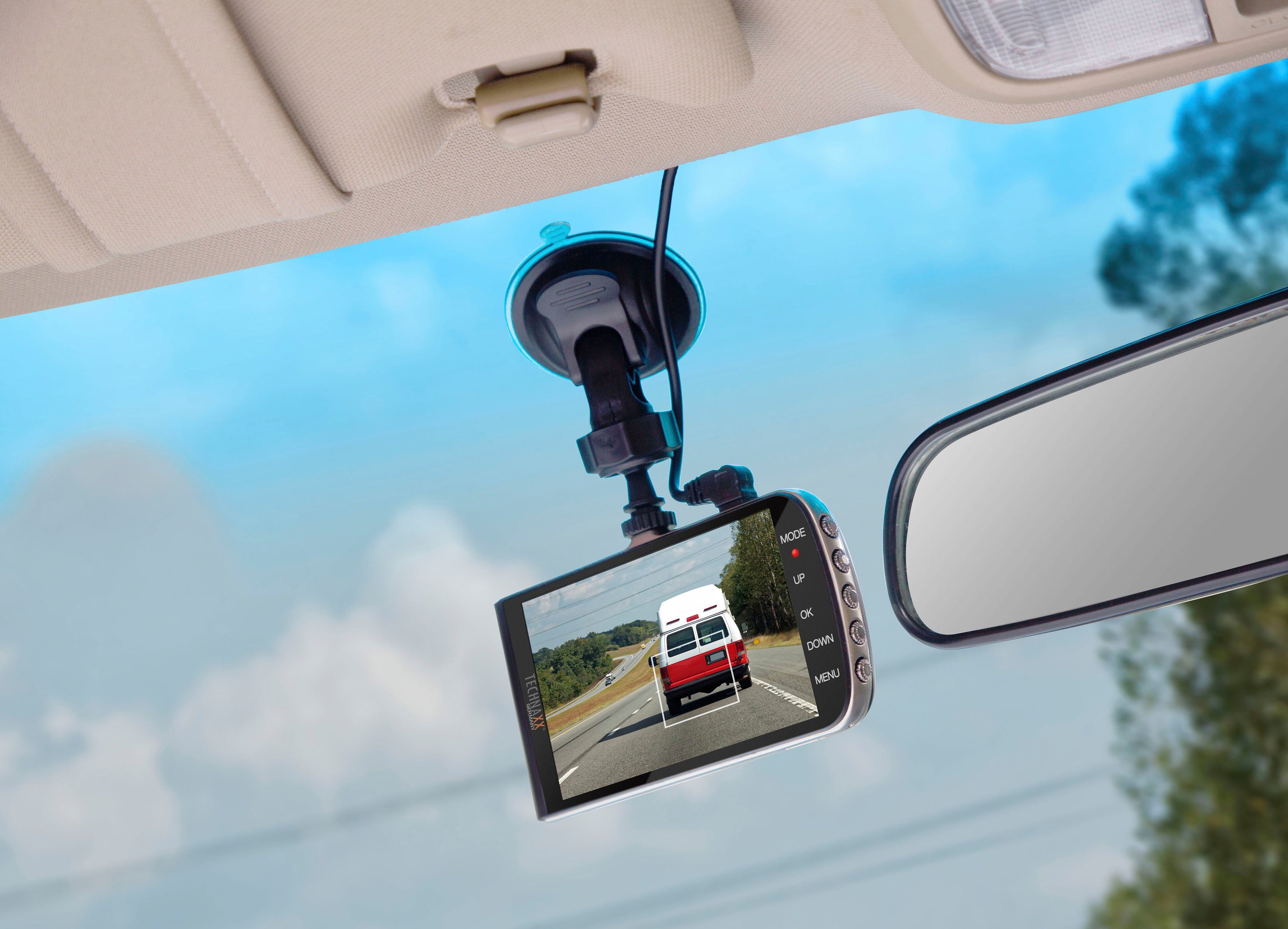 Assistenzsystemen Technaxx Dashcam TX-167 mit Dashcam