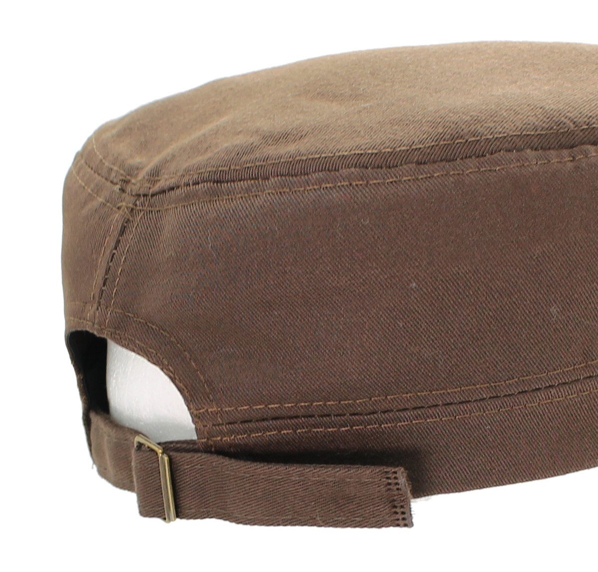 dy_mode Army Cap Army Cap Unifarbe Schirmmütze Herren Mütze Damen Kappe mit peppigen Holzknöpfen