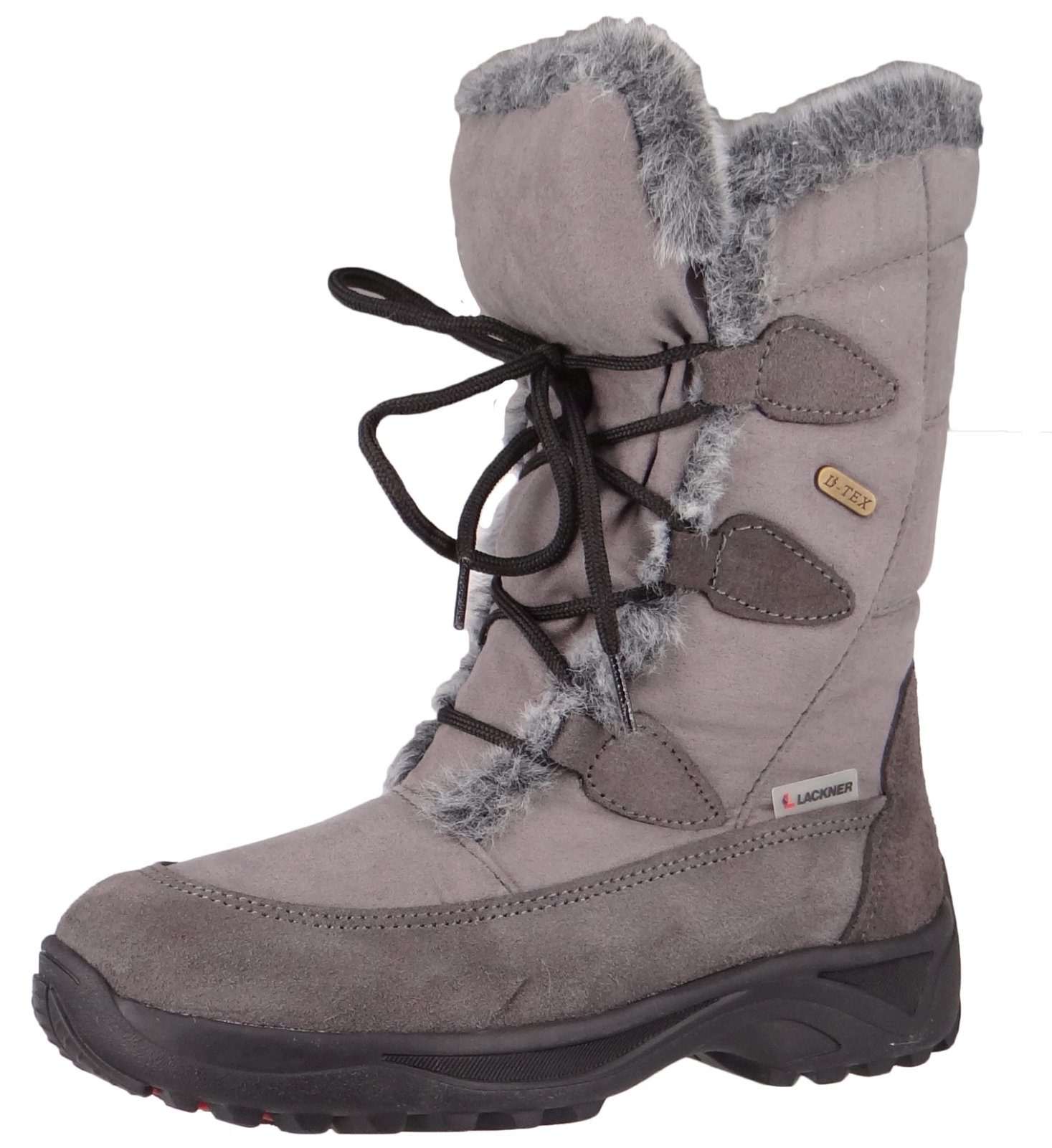 Lackner 7606 Renate L's TX/OC Spikes Grau Stiefel