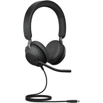Jabra Evolve2 40 SE MS Stereo - Headset - schwarz On-Ear-Kopfhörer
